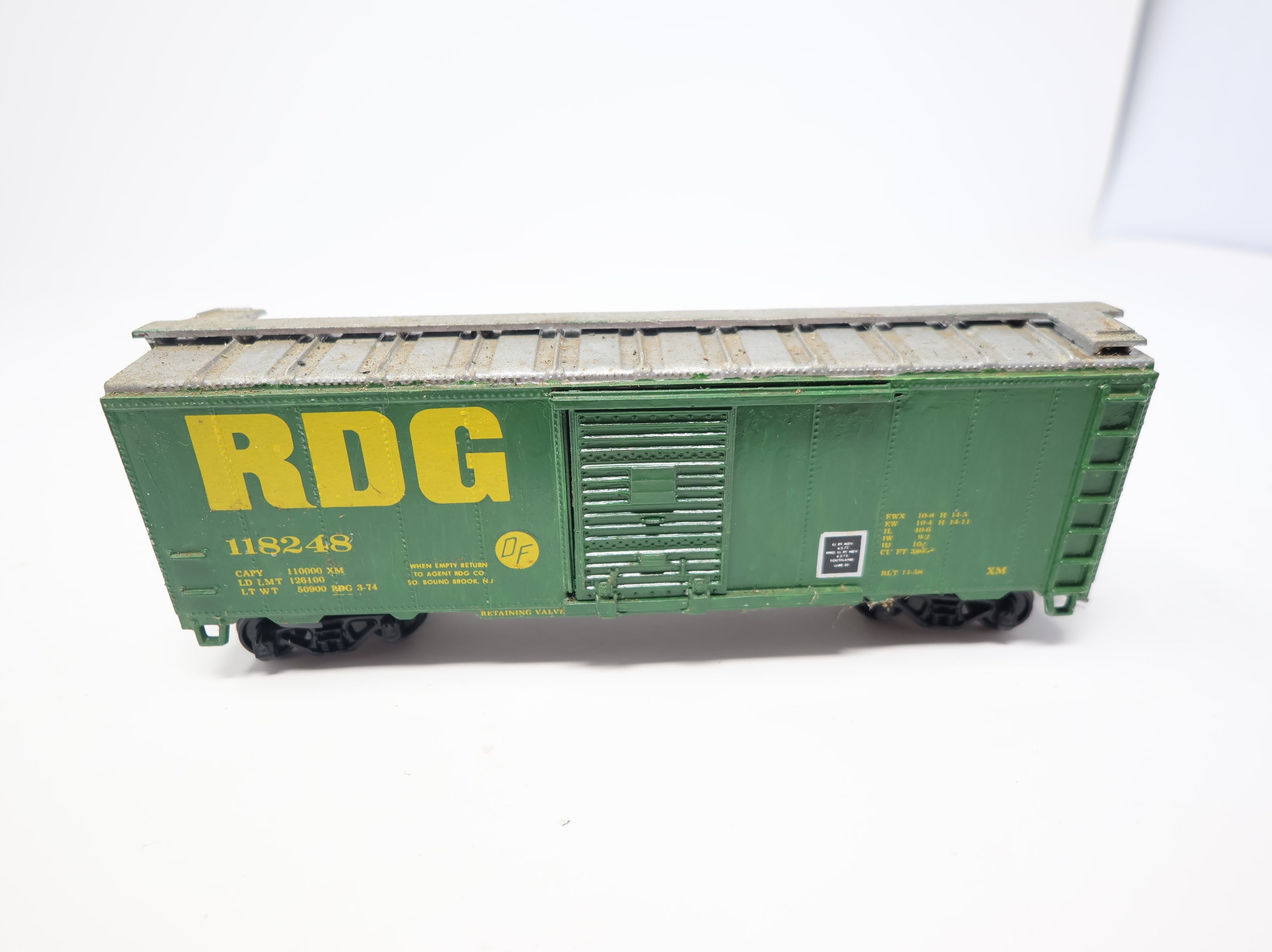 USED Athearn HO Scale 40' SD Box Car Reading RDG #118248 Custom