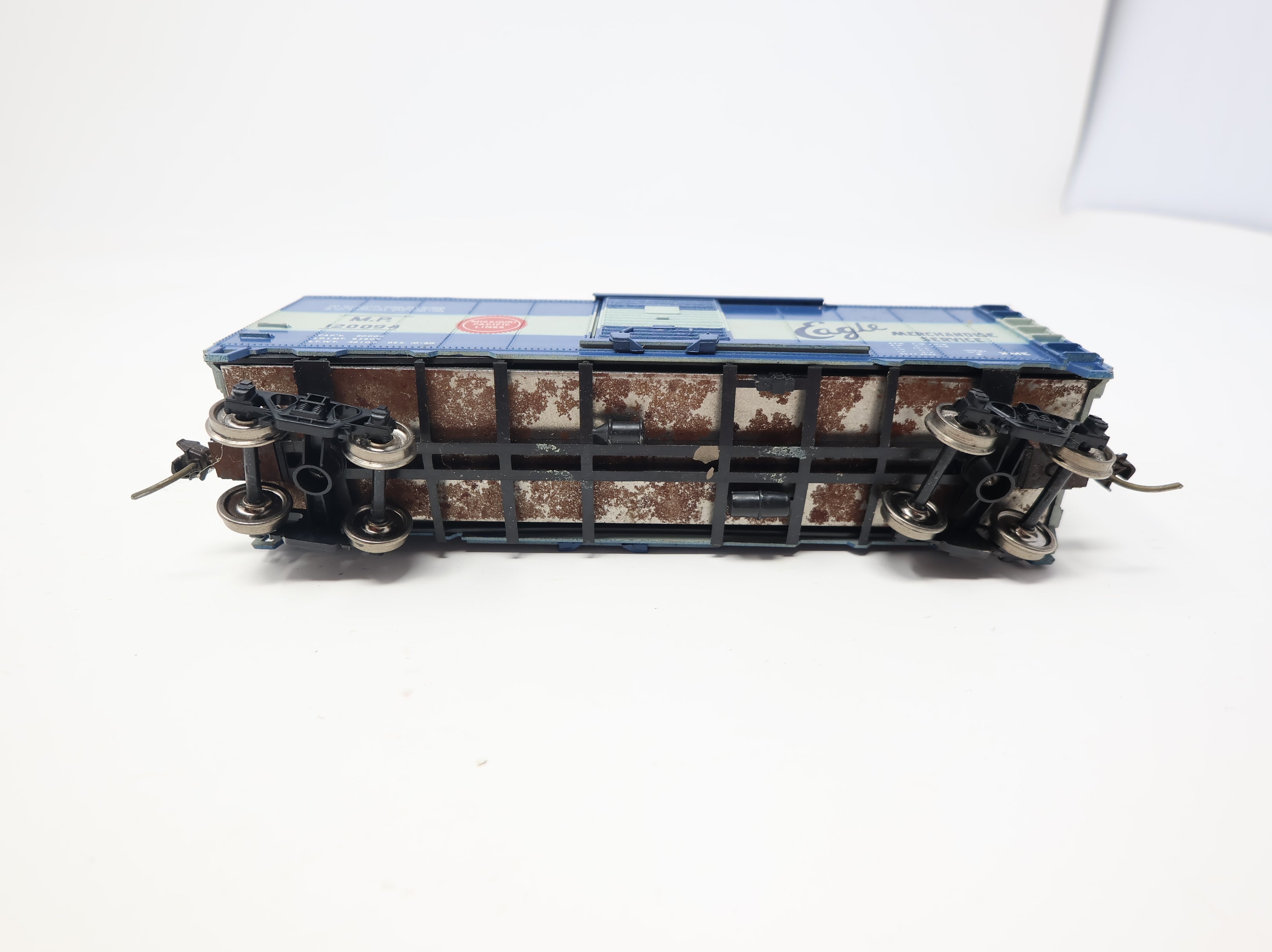 USED Athearn HO Scale 40' SD Box Car Missouri Pacific MP #120094 Eagle