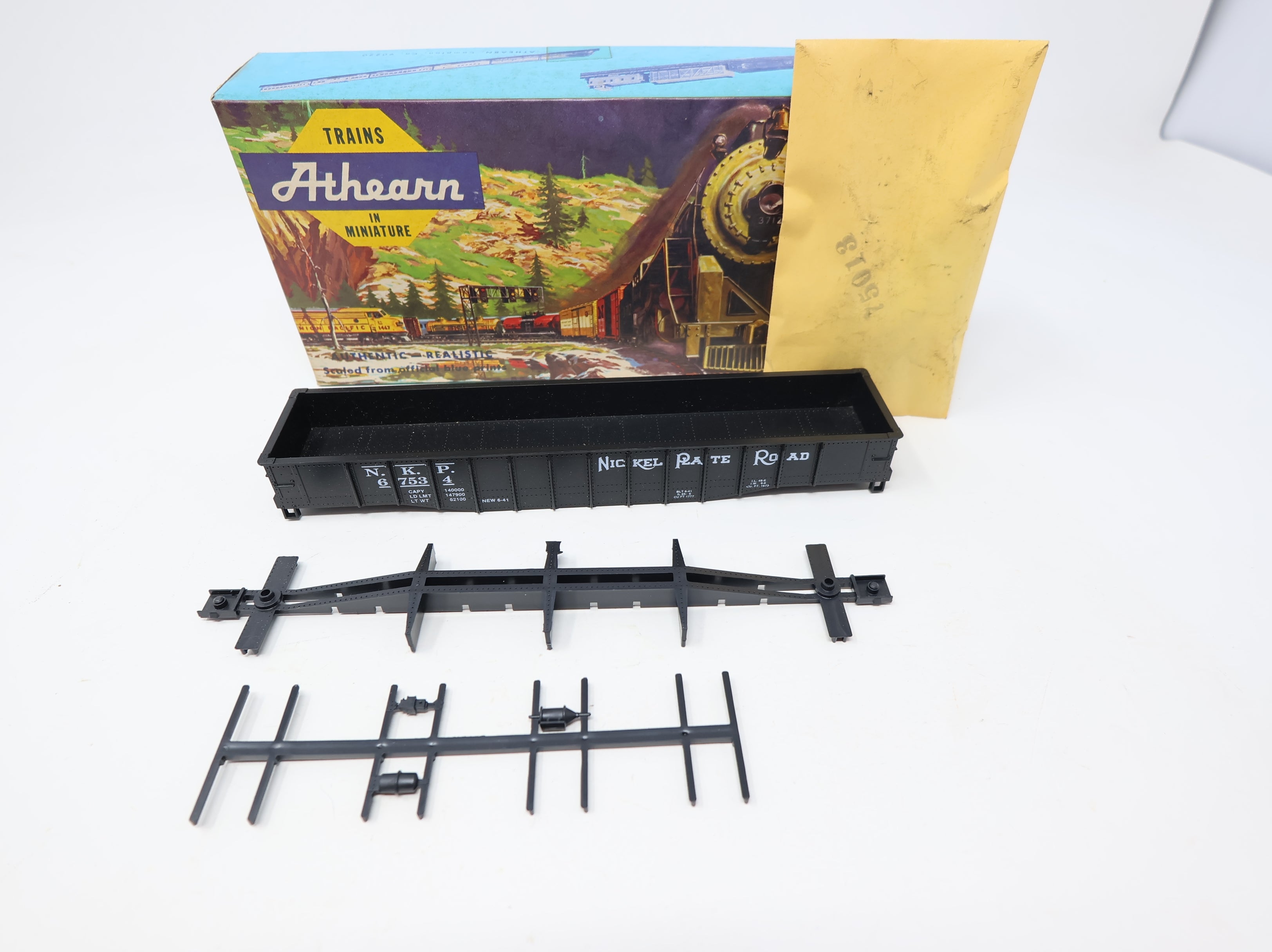 USED Athearn HO Scale 50' Gondola Nickel Plate Road NKP #67534 Branchline KIT