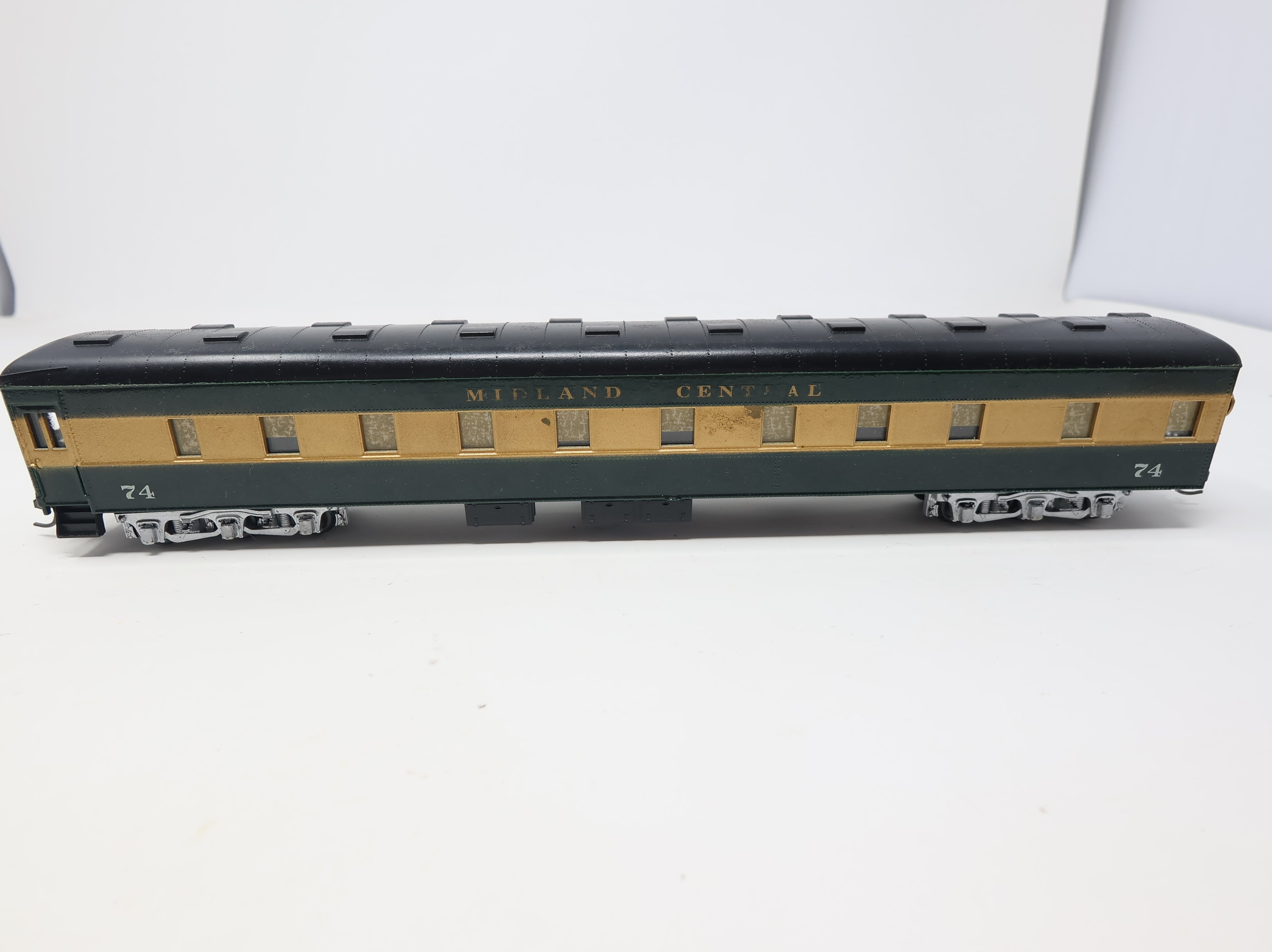 USED Rivarossi HO Scale Duplex Passenger Car Midland Central #74 Decals