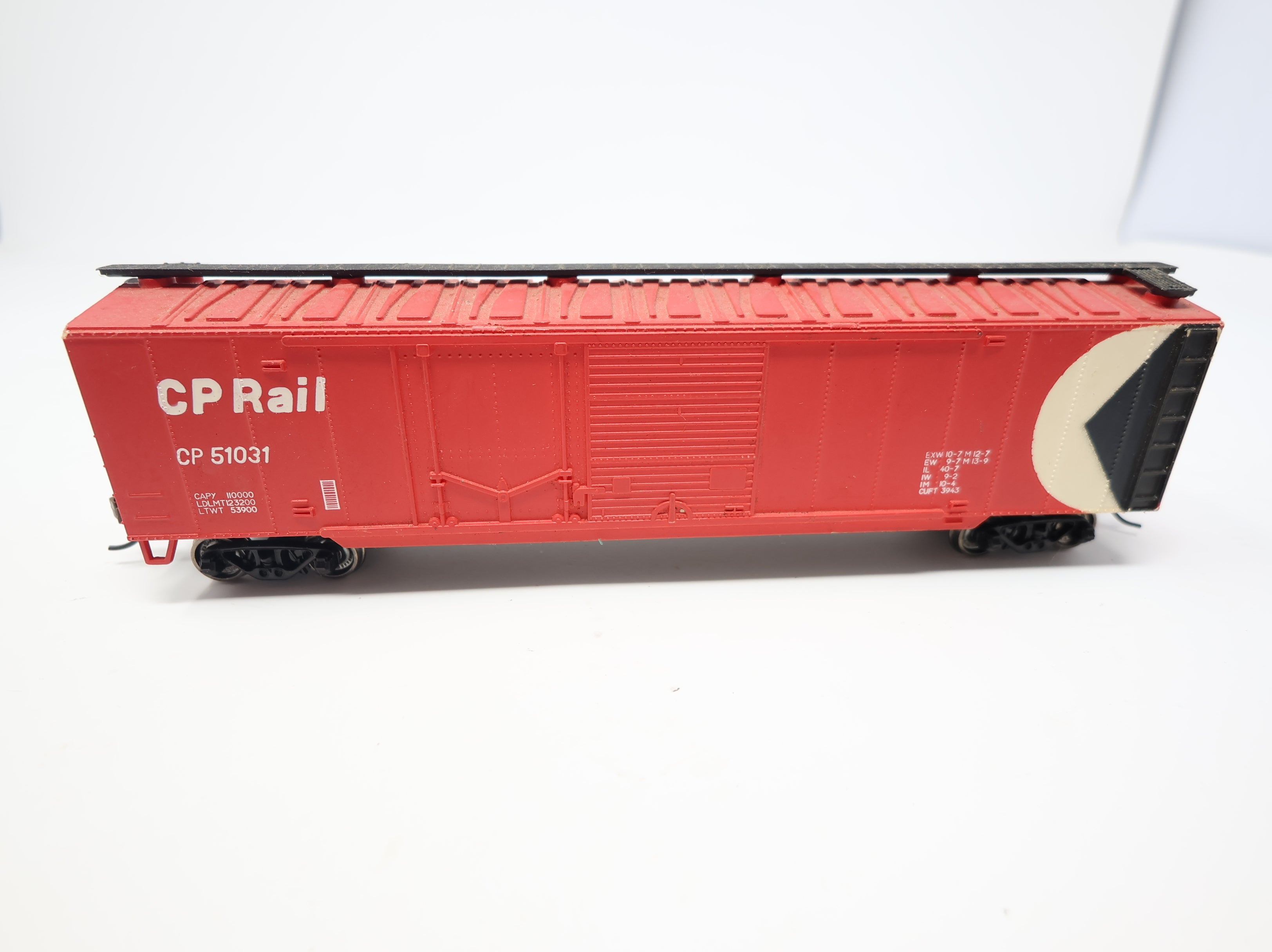 USED AHM HO Scale 49' Box Car Canadian Pacific CP Rail #51031