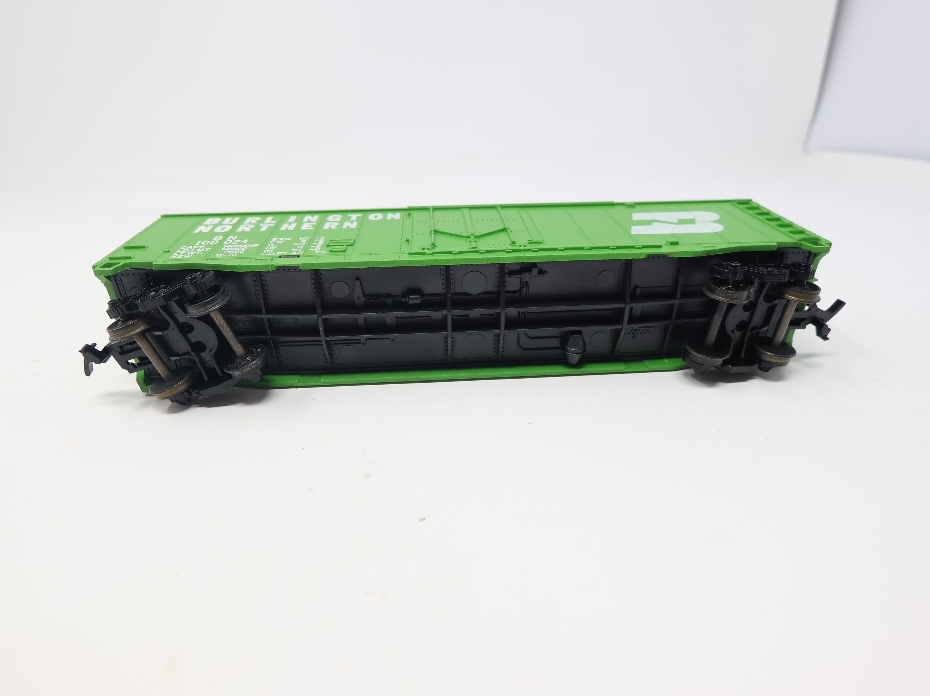 USED Tyco HO Scale 50' Box Car Burlington Northern BN #100024