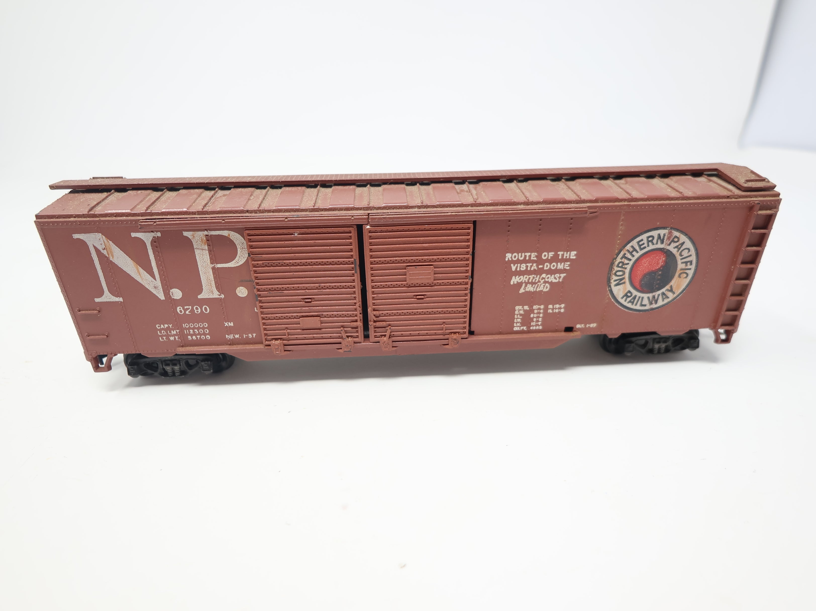 USED Athearn HO Scale 50' DD Box Car Northern Pacific NP #6790