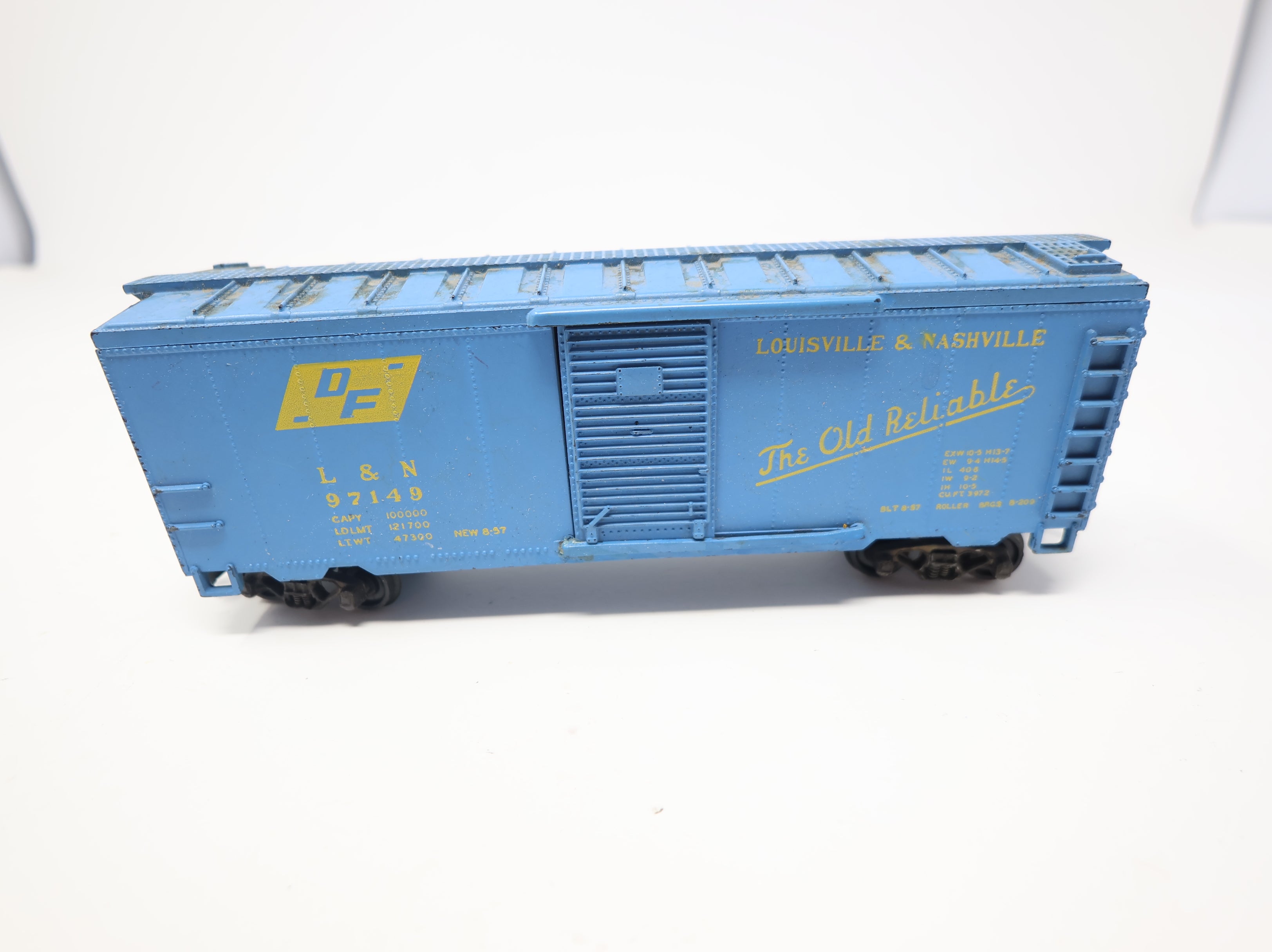 USED Varney HO Scale 40' Box Car Louisville & Nashville L&N #97149