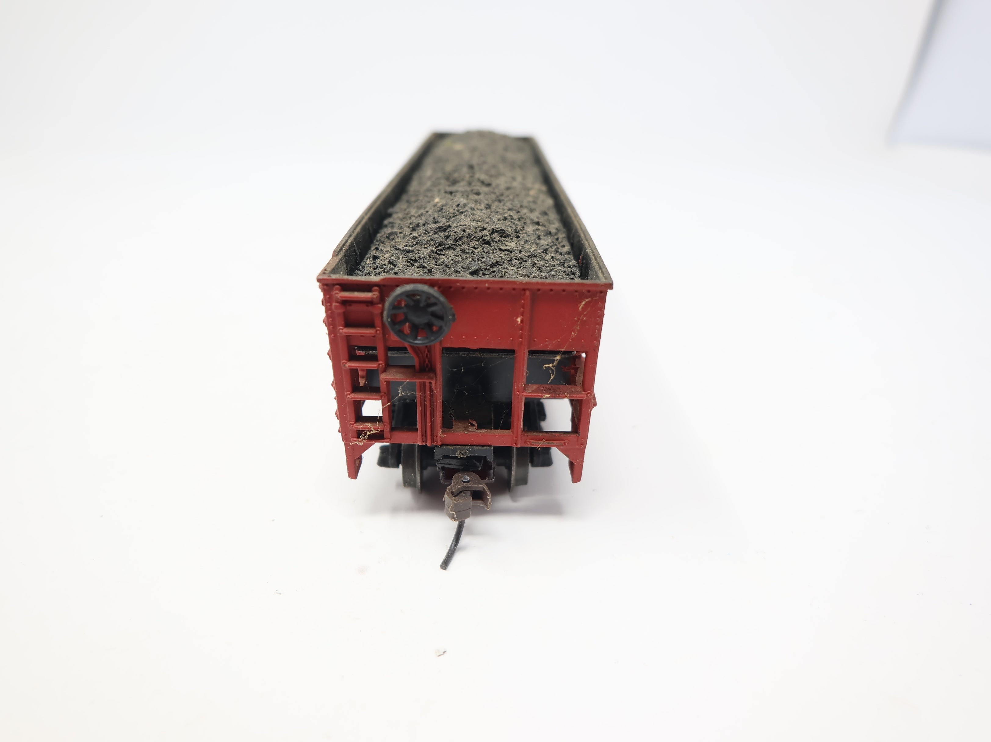 USED Rivarossi HO Scale 4 Bay Open Hopper Minneapolis & St Louis MStL #541002 w/ Coal Load