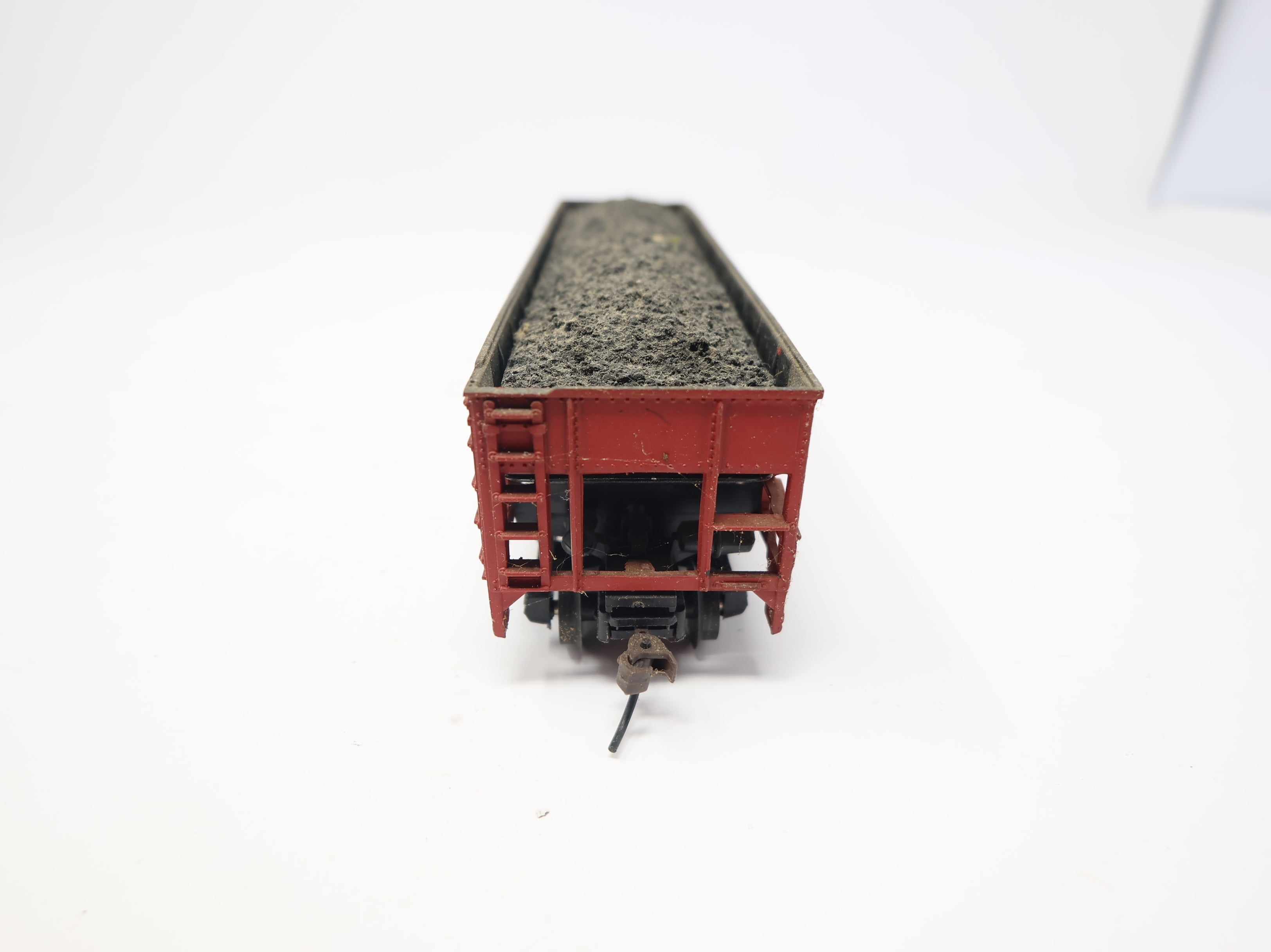 USED Rivarossi HO Scale 4 Bay Open Hopper Minneapolis & St Louis MStL #541002 w/ Coal Load