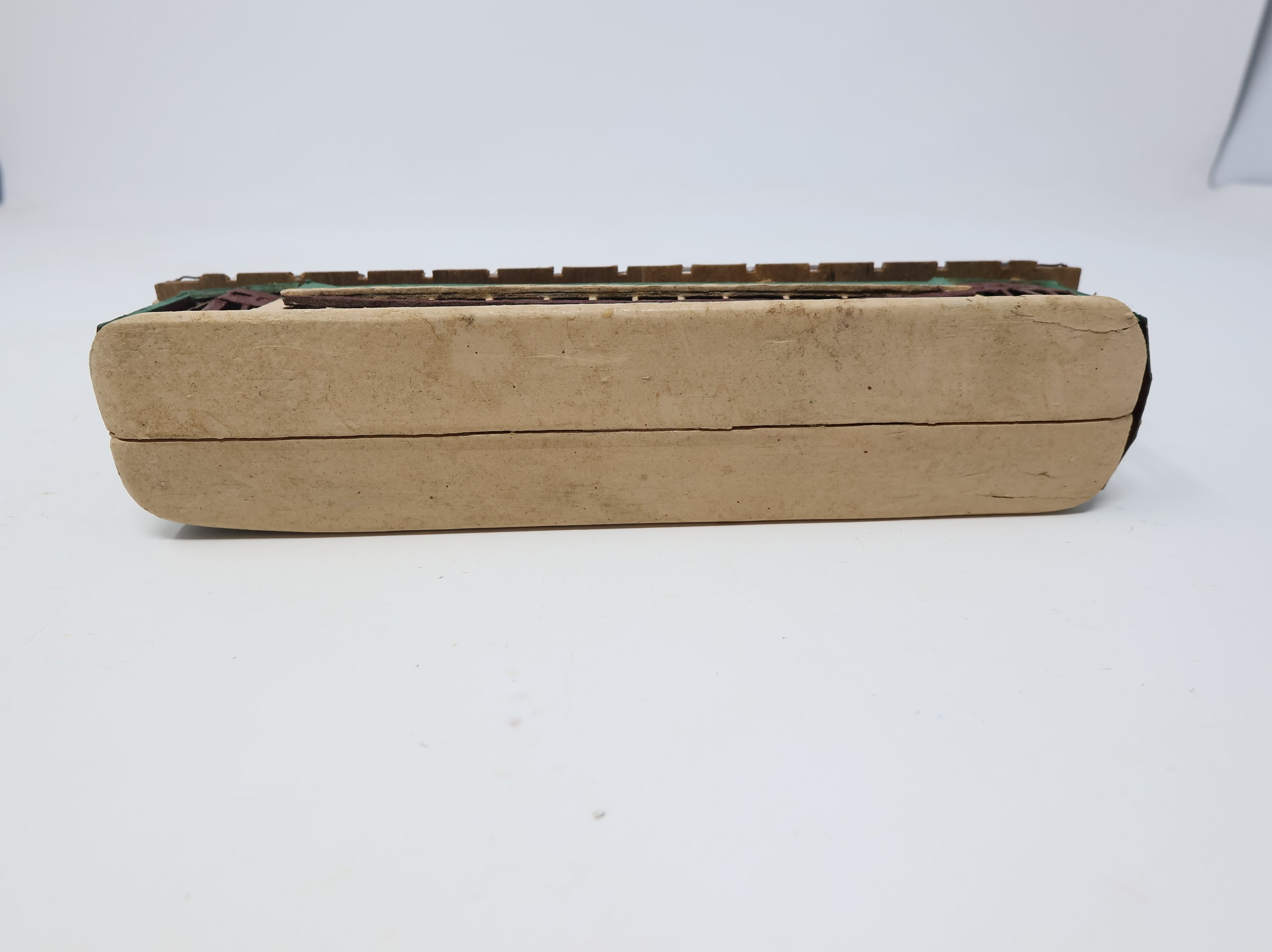 USED HO Scale 52' Flat Car Erie #8086 w/ Trolley Load Custom Wood Rough