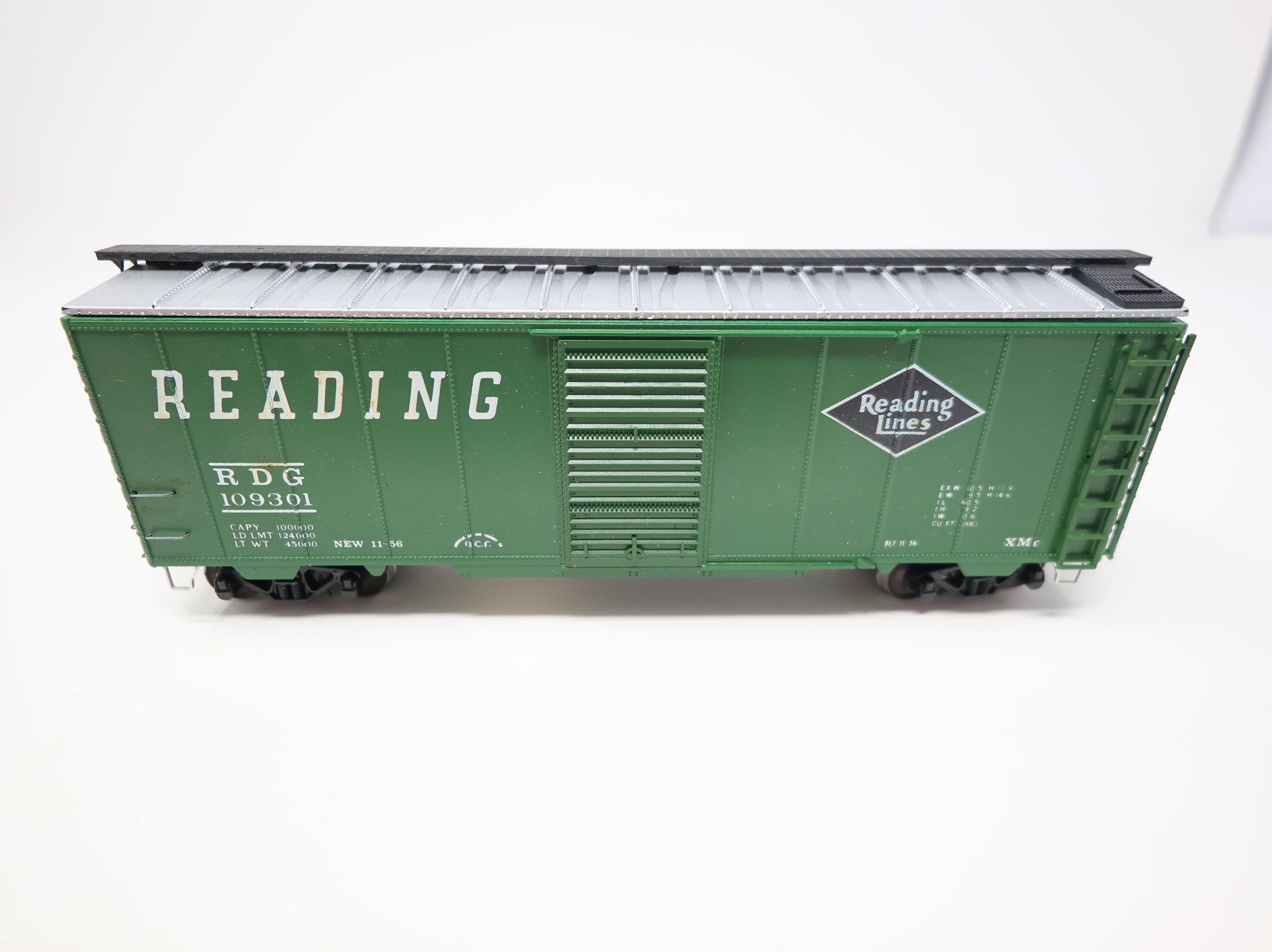 USED Front Range Products 4083 HO Scale 40' ACF Rivet Side Box Car Reading RDG #109301