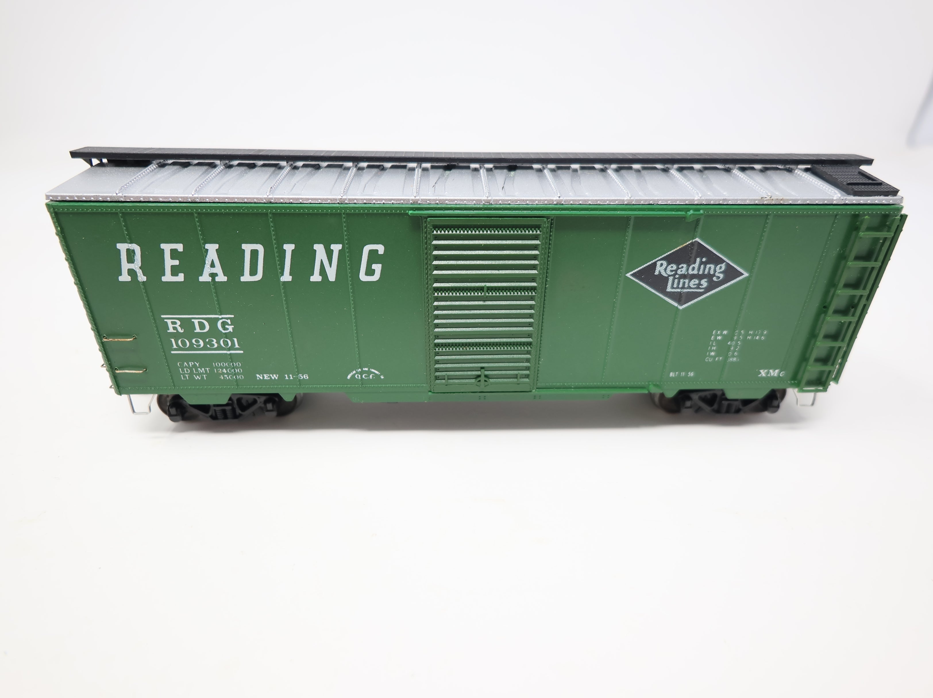 USED Front Range Products 4083 HO Scale 40' ACF Rivet Side Box Car Reading RDG #109301