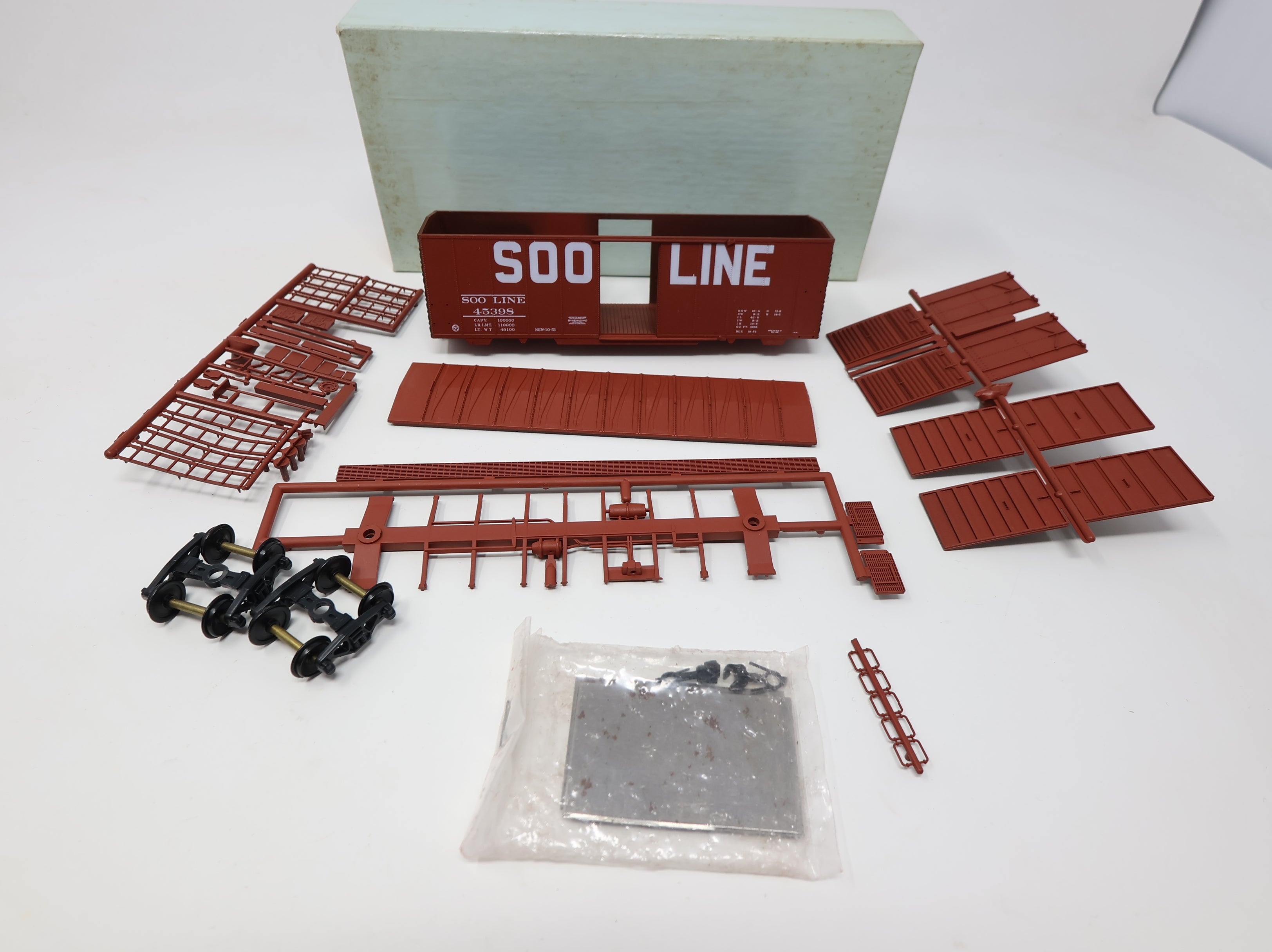 USED Front Range Products HO Scale 40' AAR Box Car SOO Line #45398 SL Historical Society Limited Run 528/1000 KIT