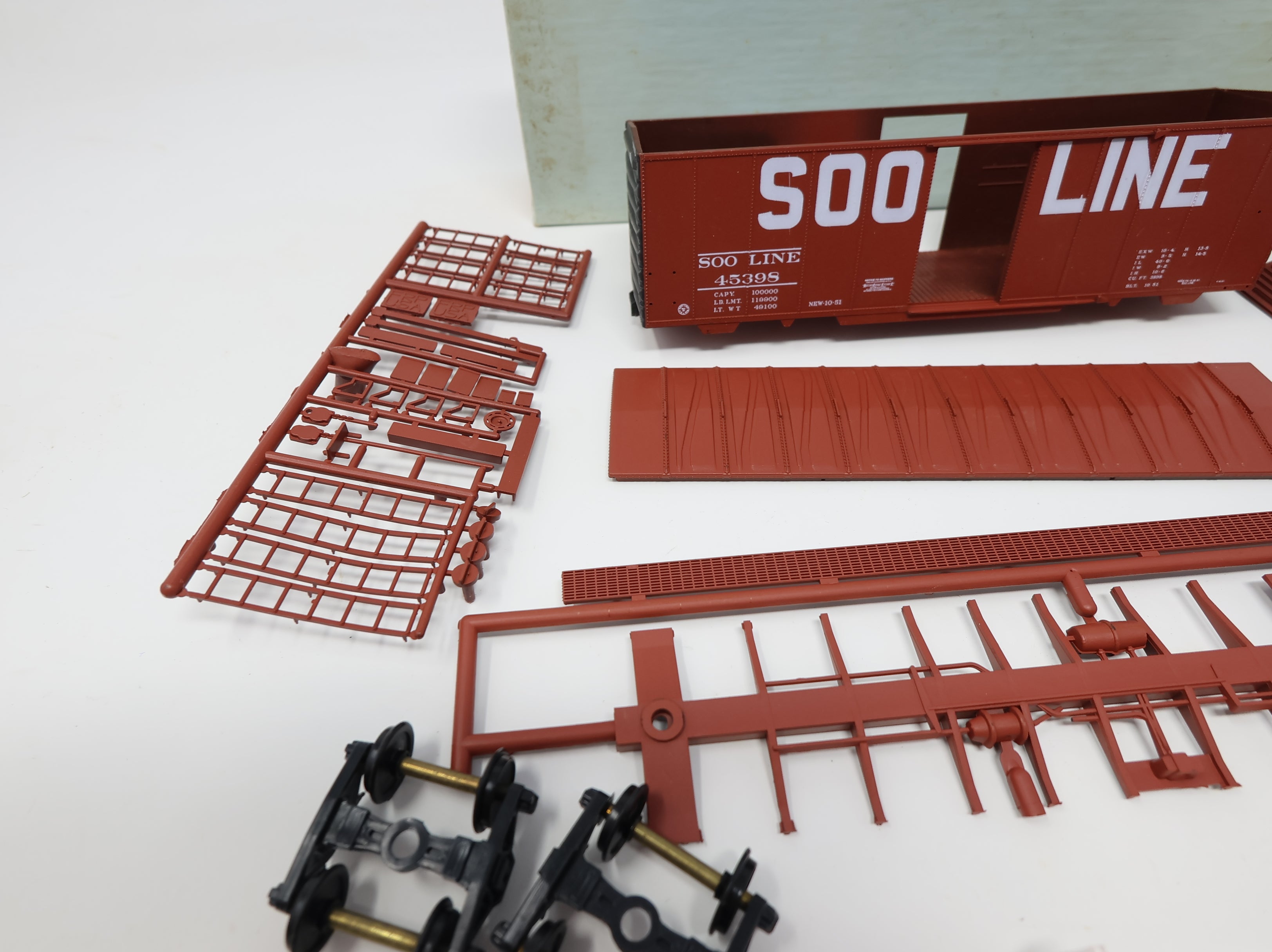 USED Front Range Products HO Scale 40' AAR Box Car SOO Line #45398 SL Historical Society Limited Run 528/1000 KIT