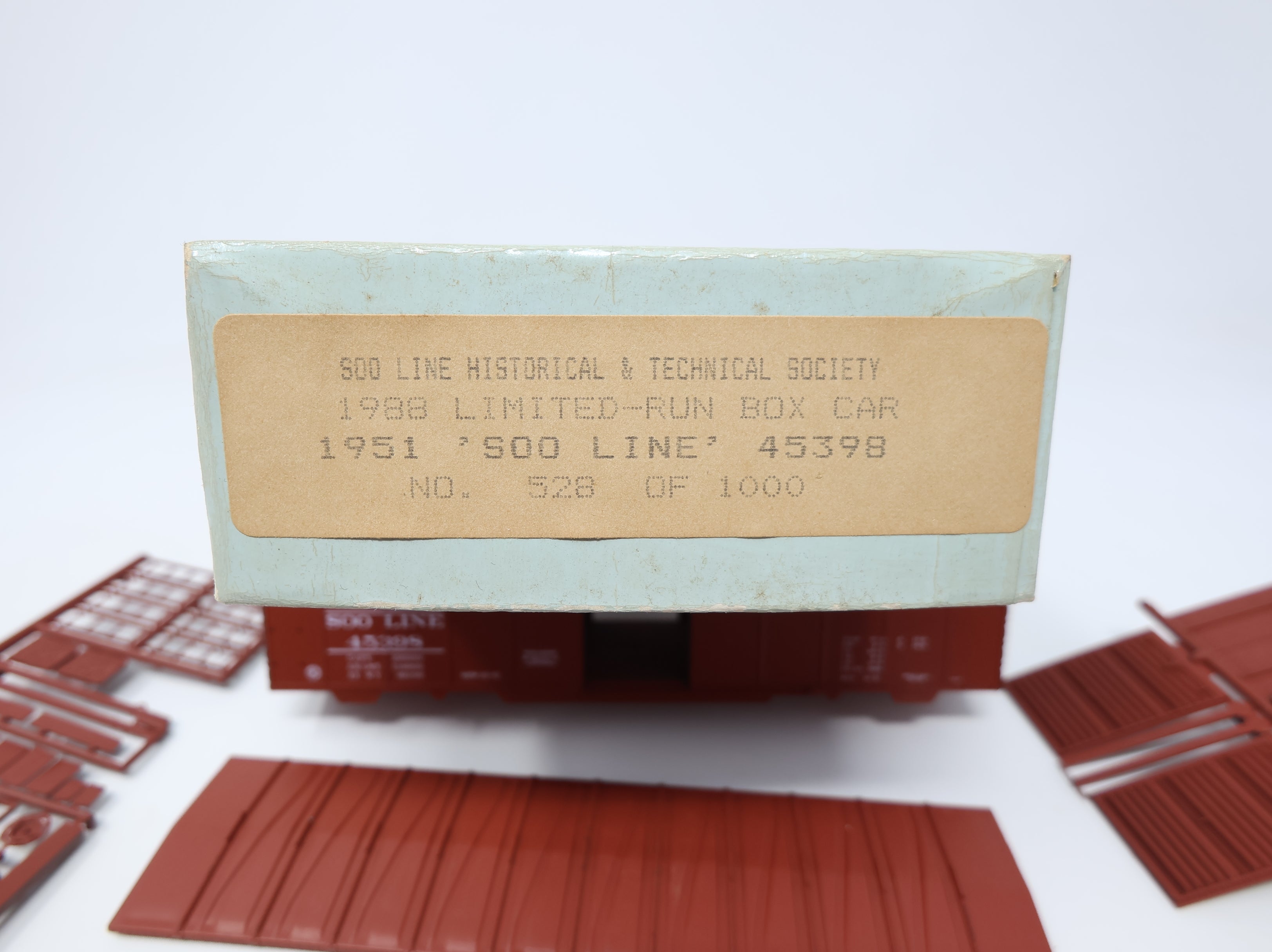 USED Front Range Products HO Scale 40' AAR Box Car SOO Line #45398 SL Historical Society Limited Run 528/1000 KIT