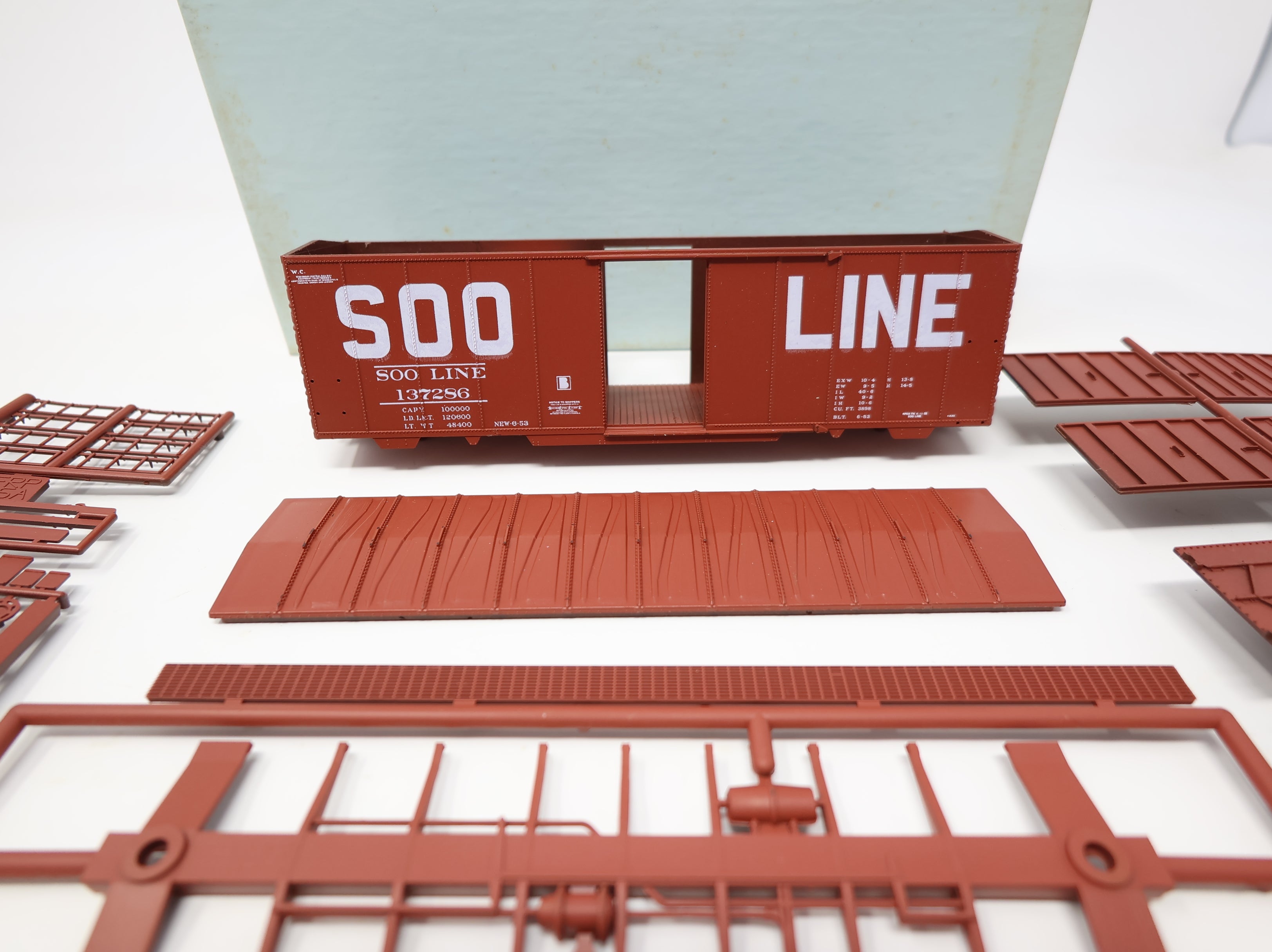 USED Front Range Products HO Scale 40' AAR Box Car SOO Line #137286 SL Historical Society Limited Run 542/1000 KIT