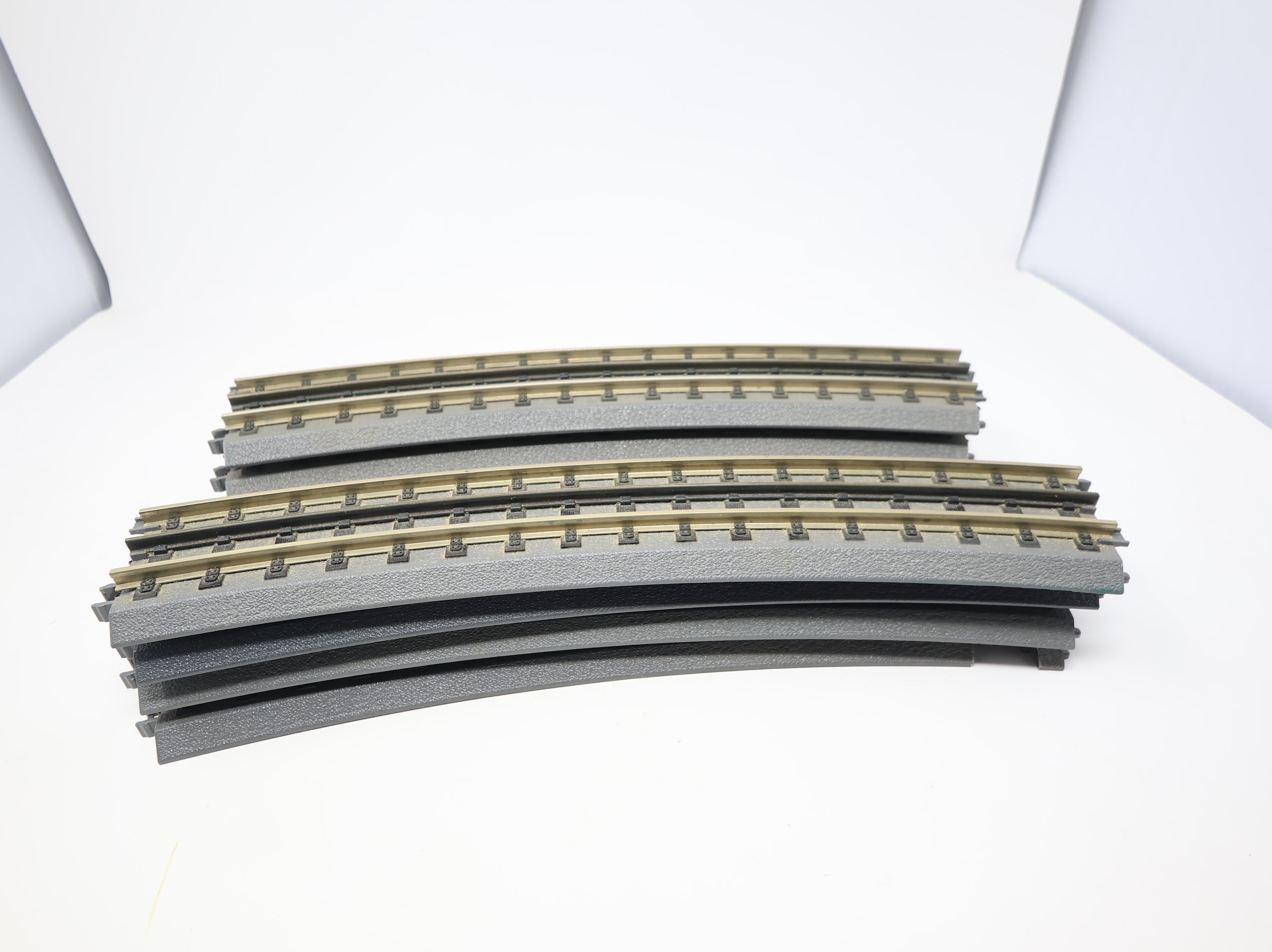 USED MTH Rail King O Realtrax O-72 Curve Track (8 pcs)