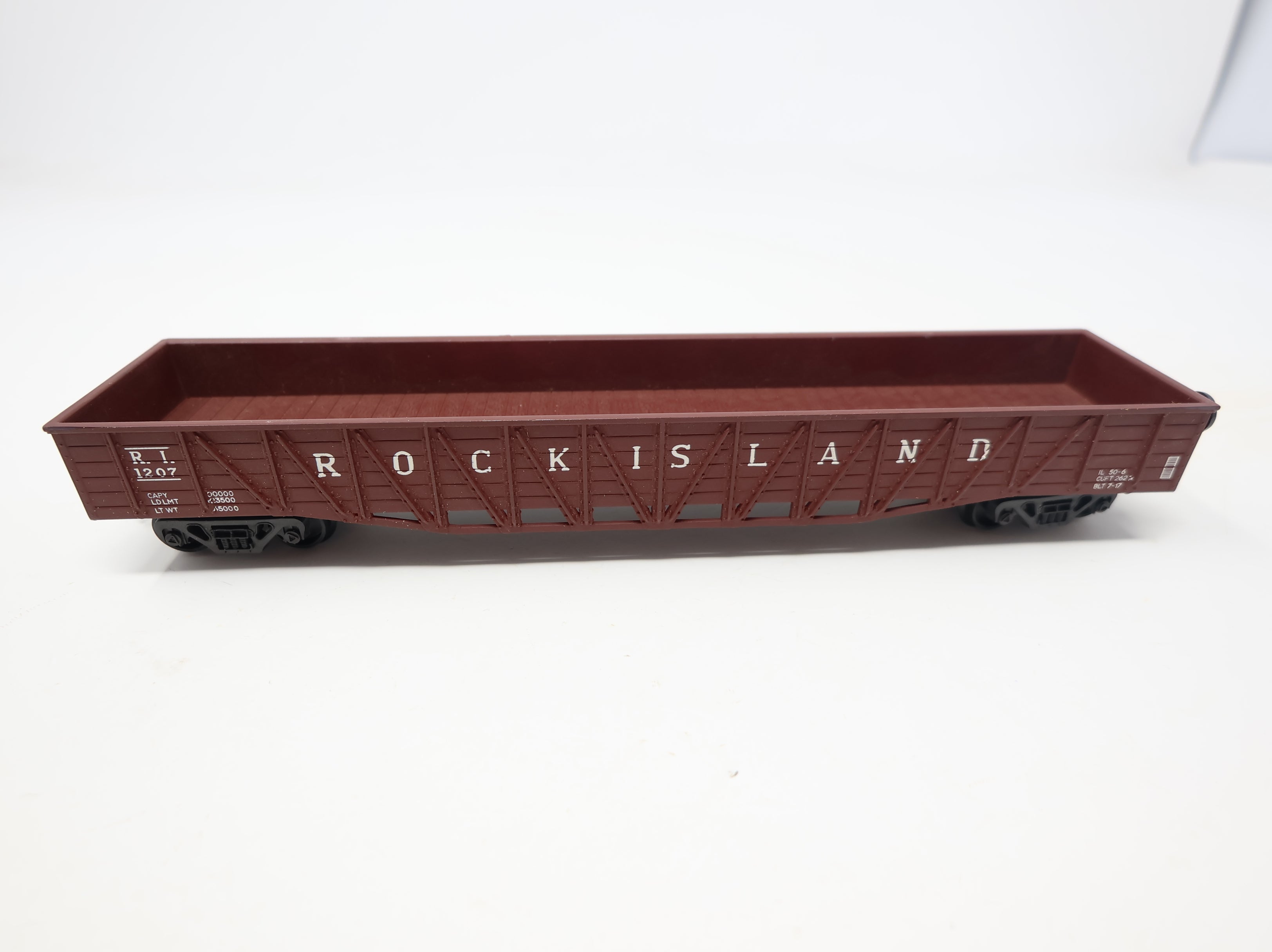 USED AHM HO Scale 50' Gondola Rock Island RI #1207