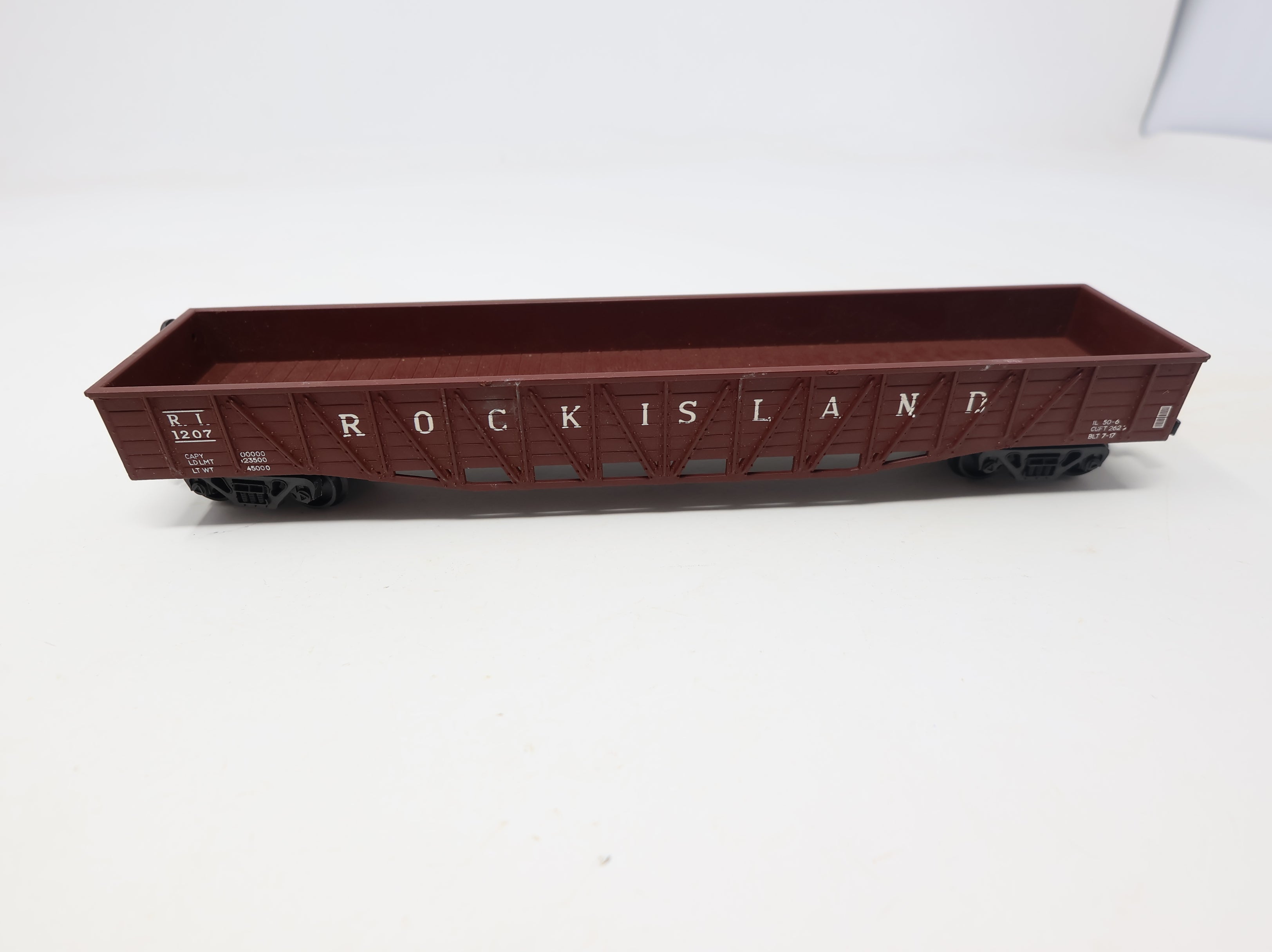 USED AHM HO Scale 50' Gondola Rock Island RI #1207