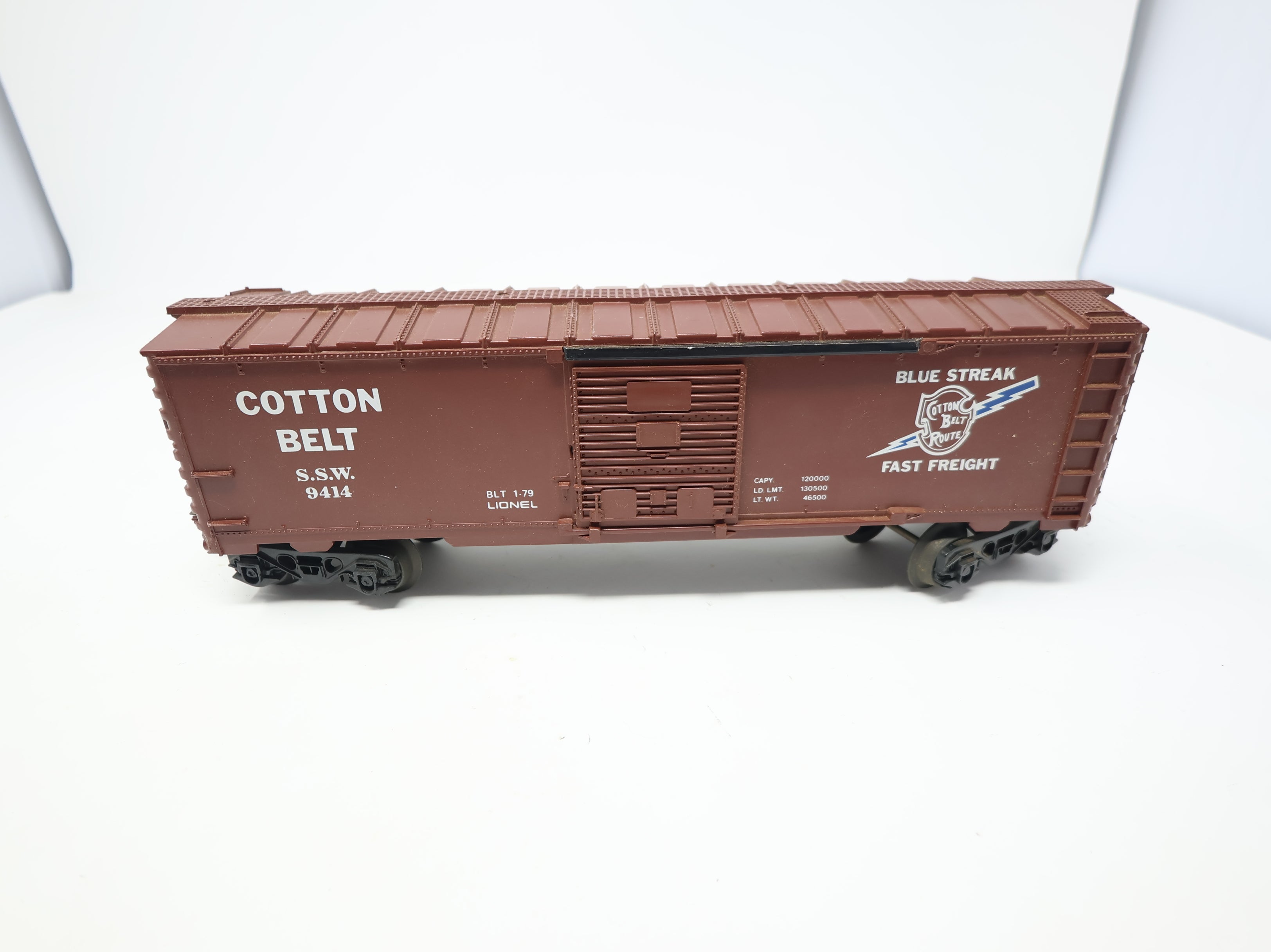 USED Lionel O Boxcar Cotton Belt SSW #9414