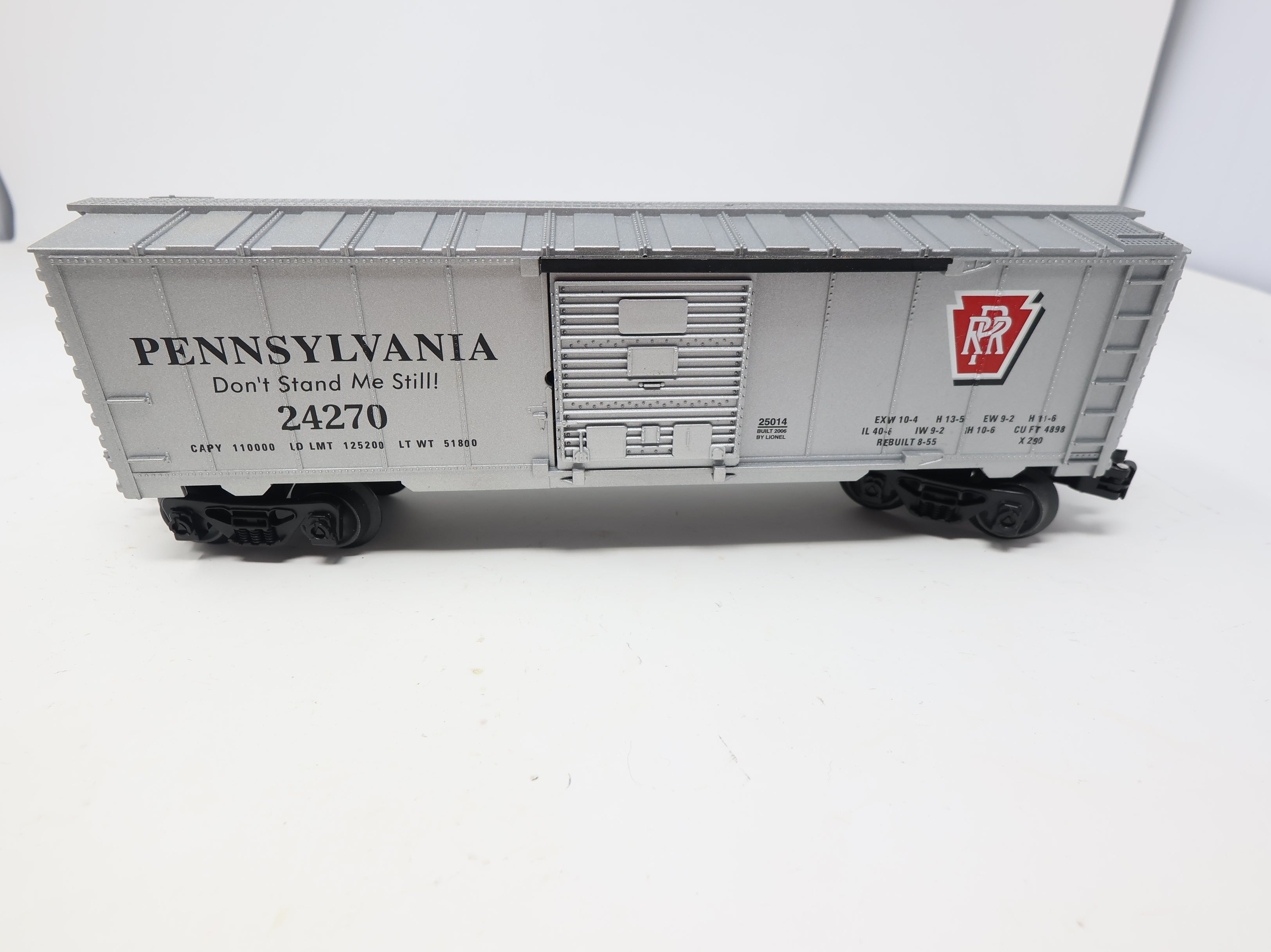 USED Lionel O Boxcar Pennsylvania #24270 Don't Stand Me Still