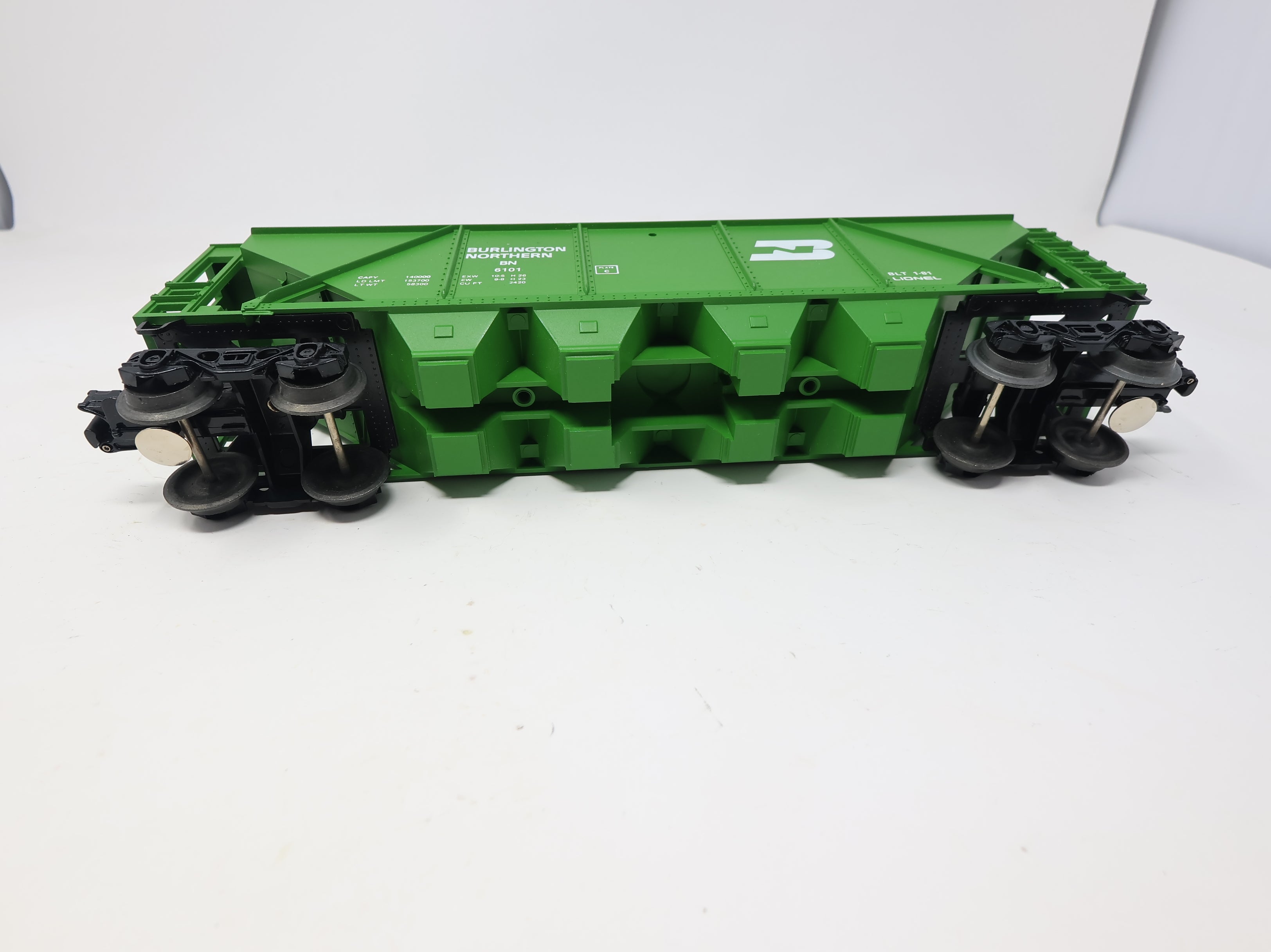 USED Lionel O Covered Hopper Burlington Northern BN #6101 O Gauge