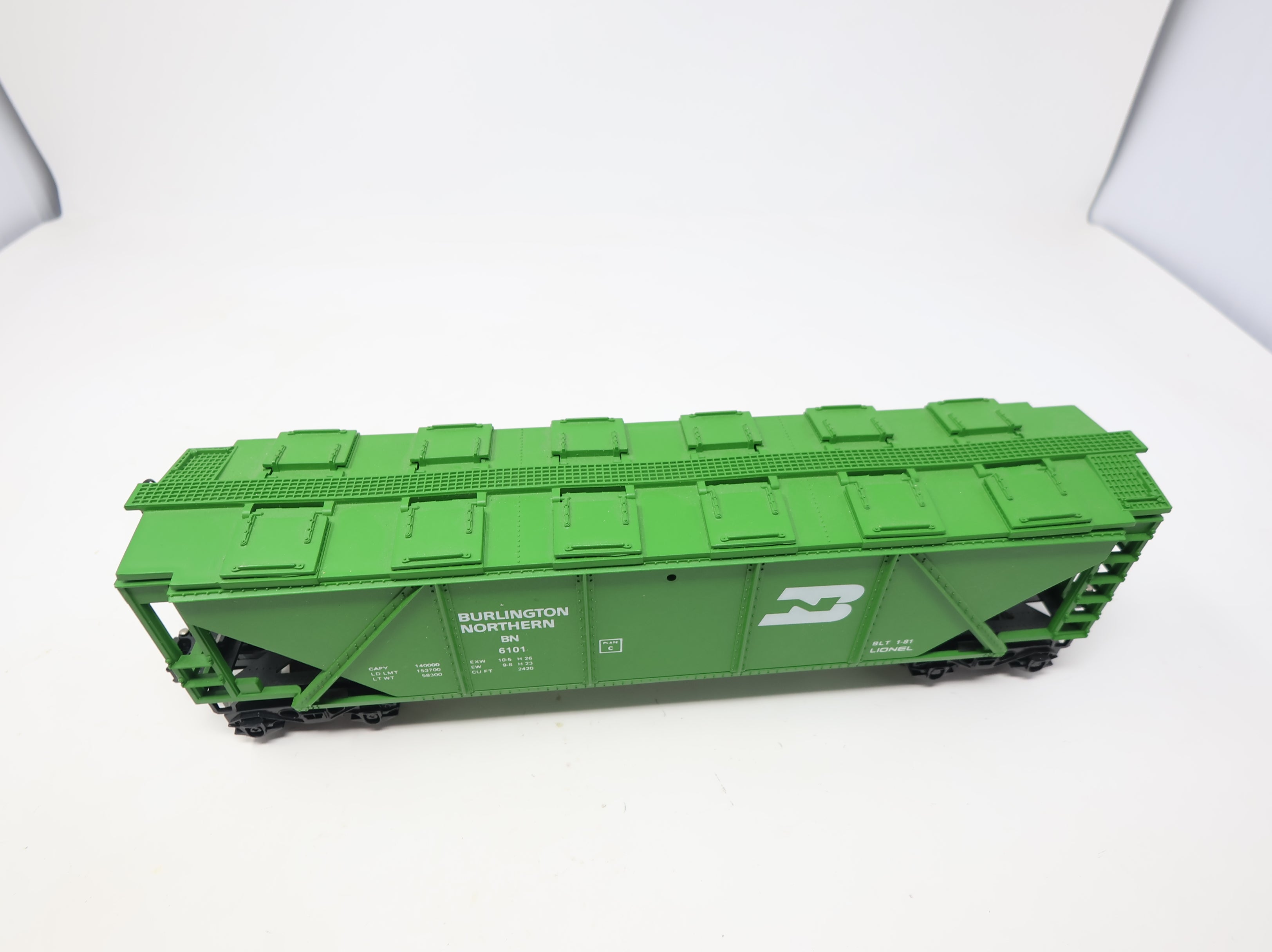 USED Lionel O Covered Hopper Burlington Northern BN #6101 O Gauge