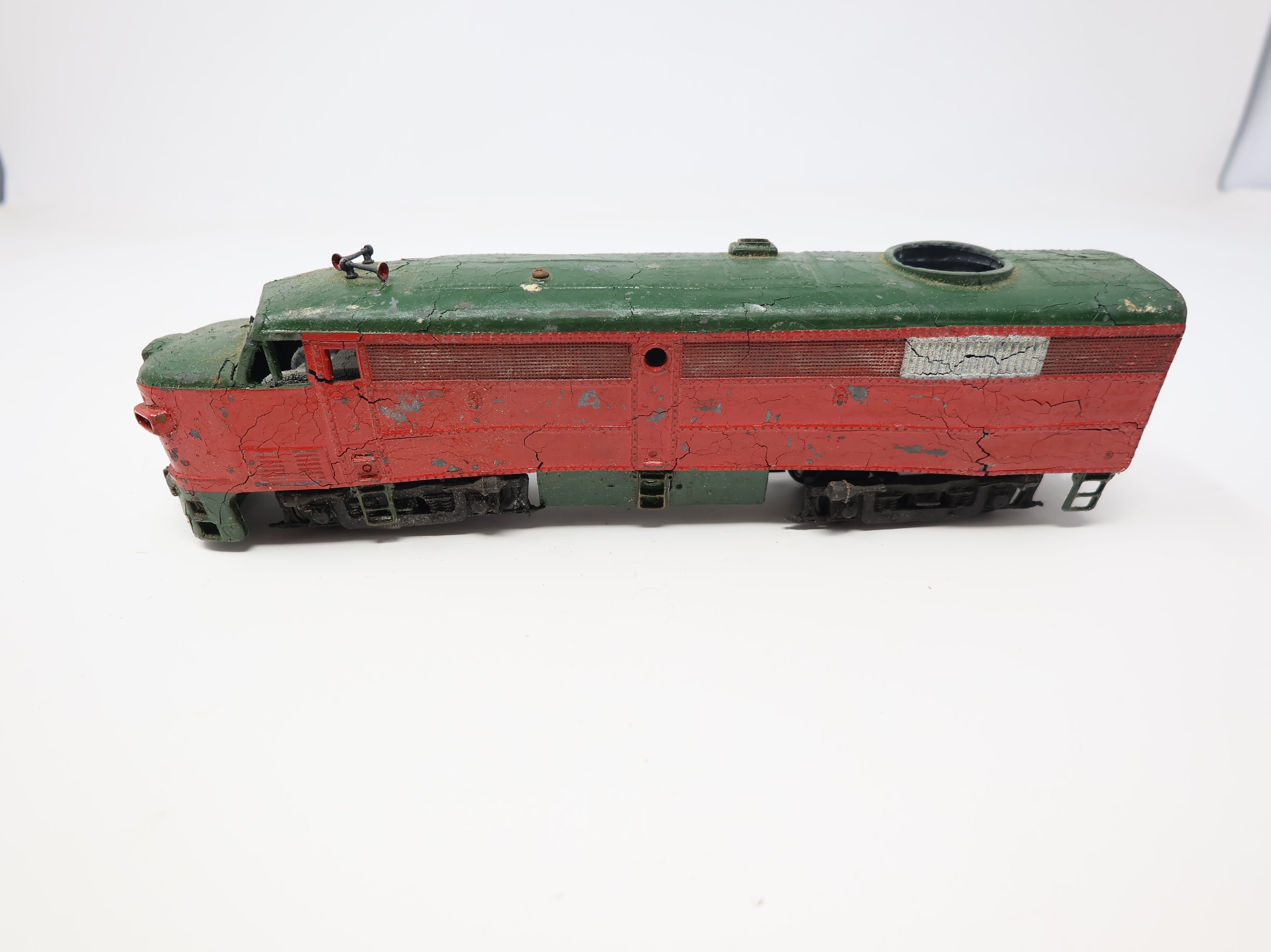 USED HO Scale Vintage A Unit Diesel Locomotive Metal - Rough Parts Only