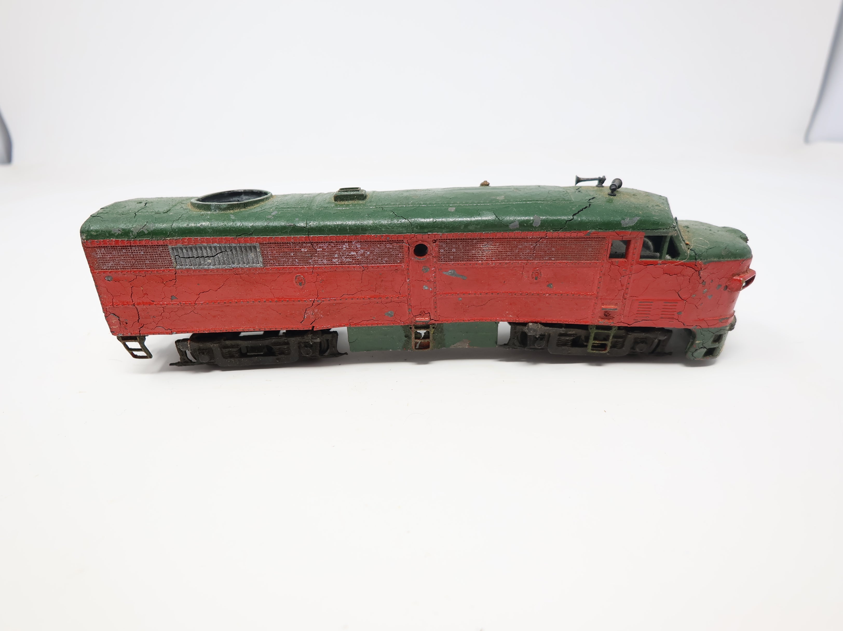 USED HO Scale Vintage A Unit Diesel Locomotive Metal - Rough Parts Only