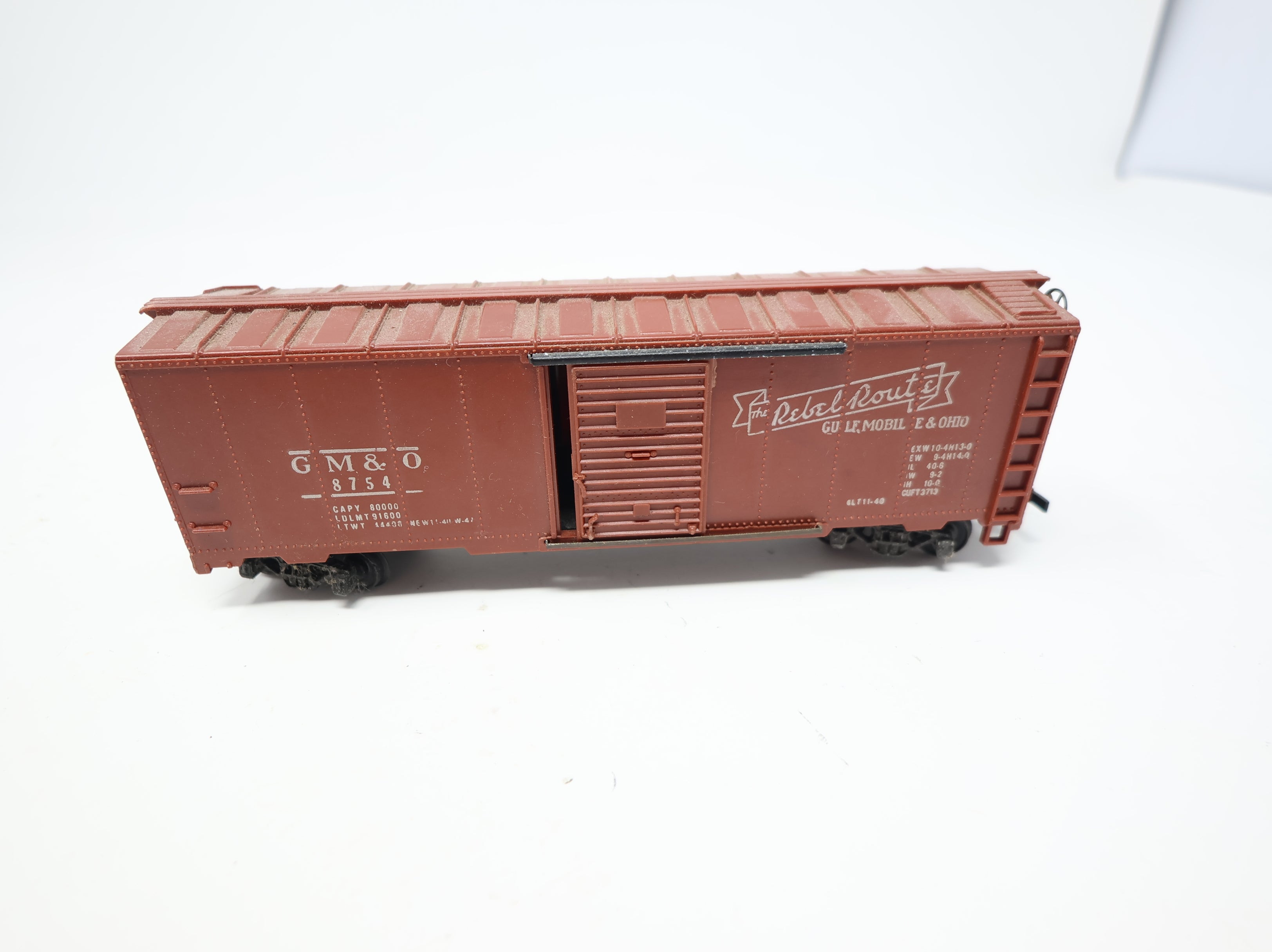 USED Mantua HO Scale 40' Box Car Gulf Mobile & Ohio GM&O #8754