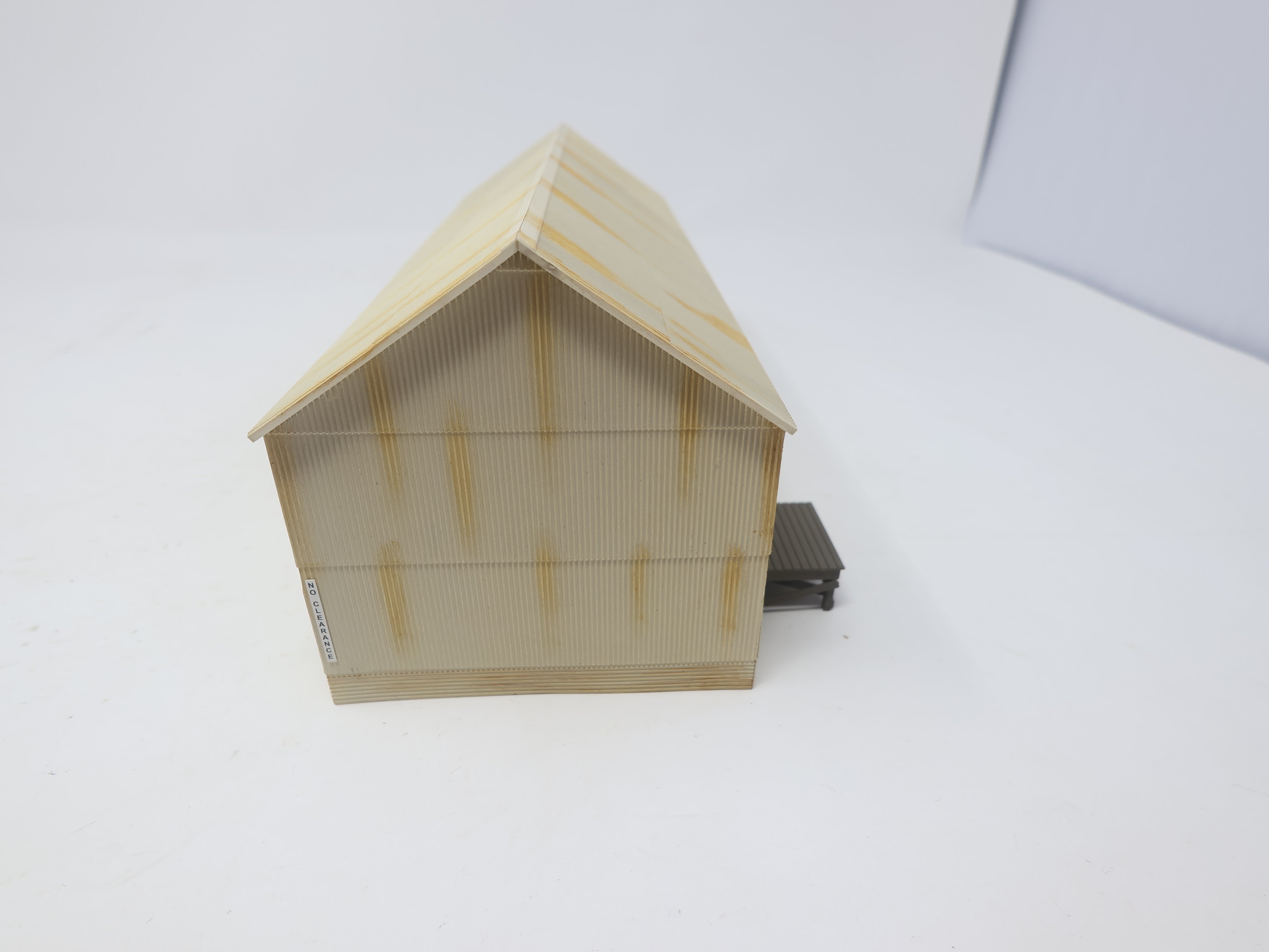 USED Walthers HO Scale, Brickworks Storage Building - Drumlin Forest Lumber, Custom