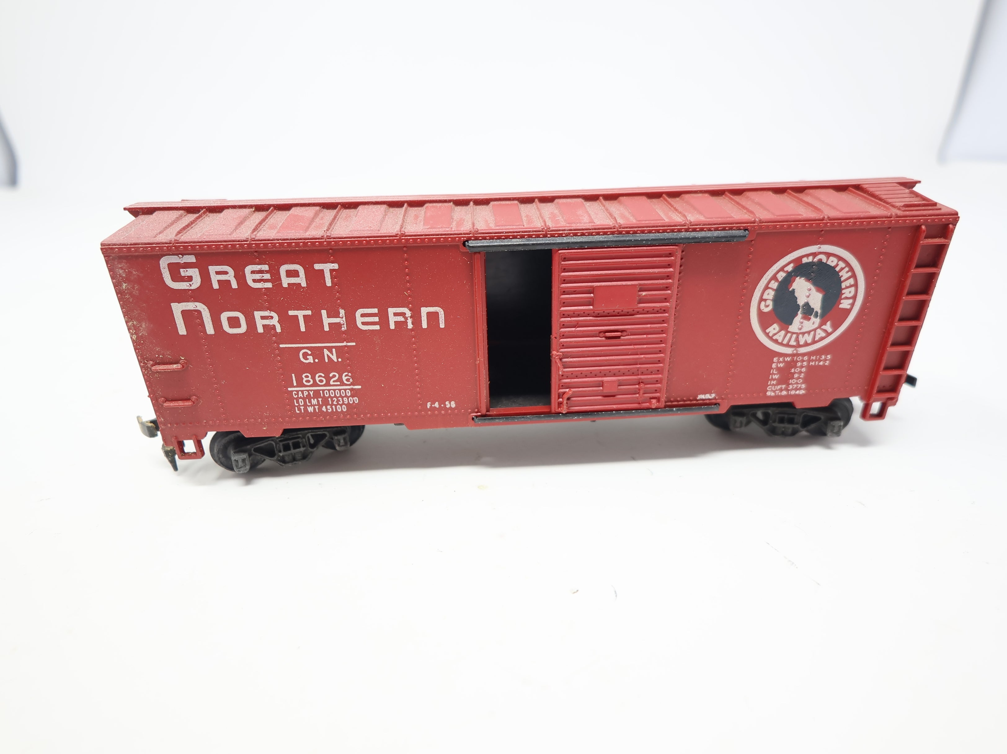 USED Mantua HO Scale 40' Box Car Great Northern GN #18626