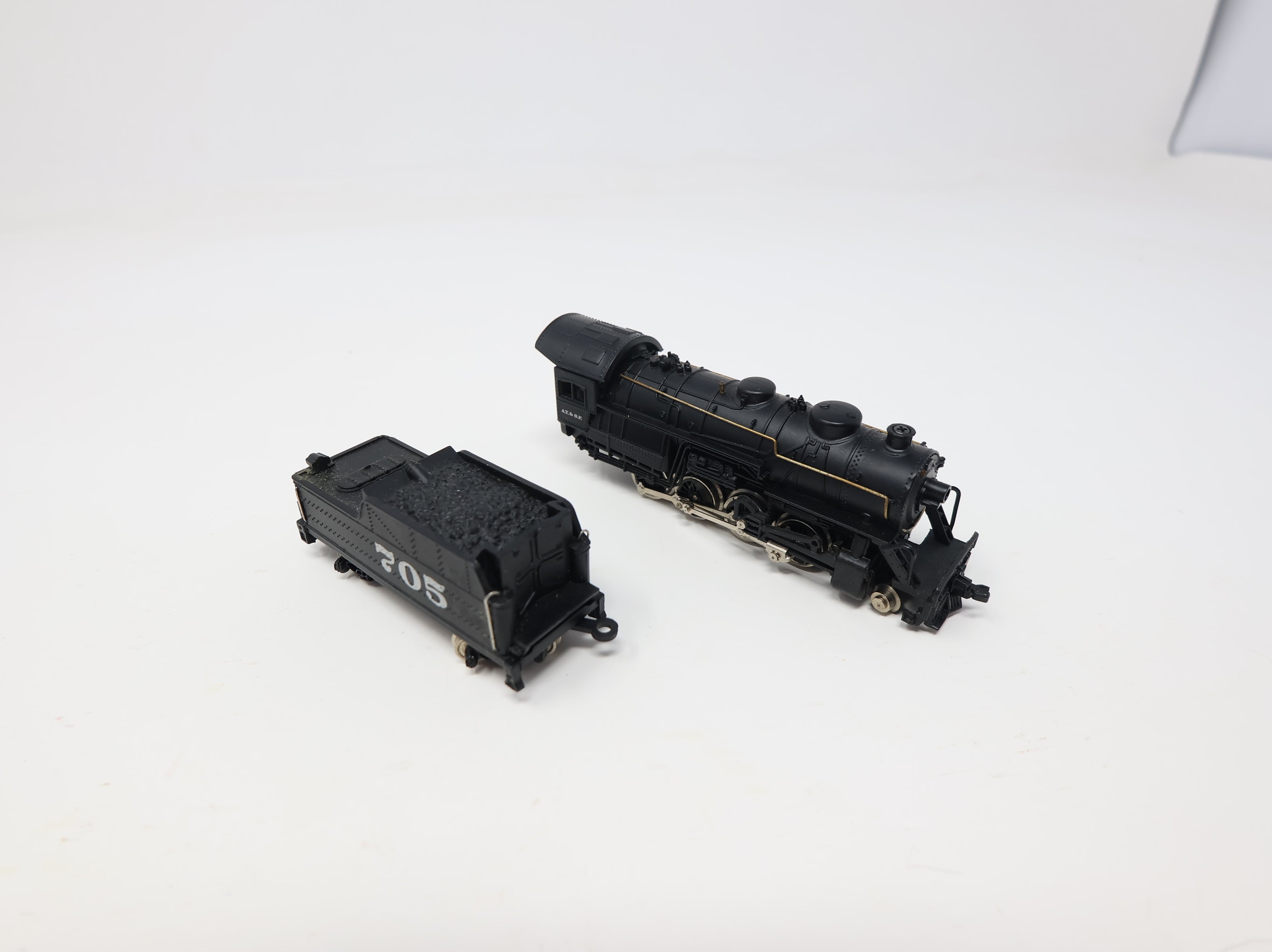 USED Bachmann N Scale Steam Locomotive, Parts/Repairs Santa Fe ATSF #705