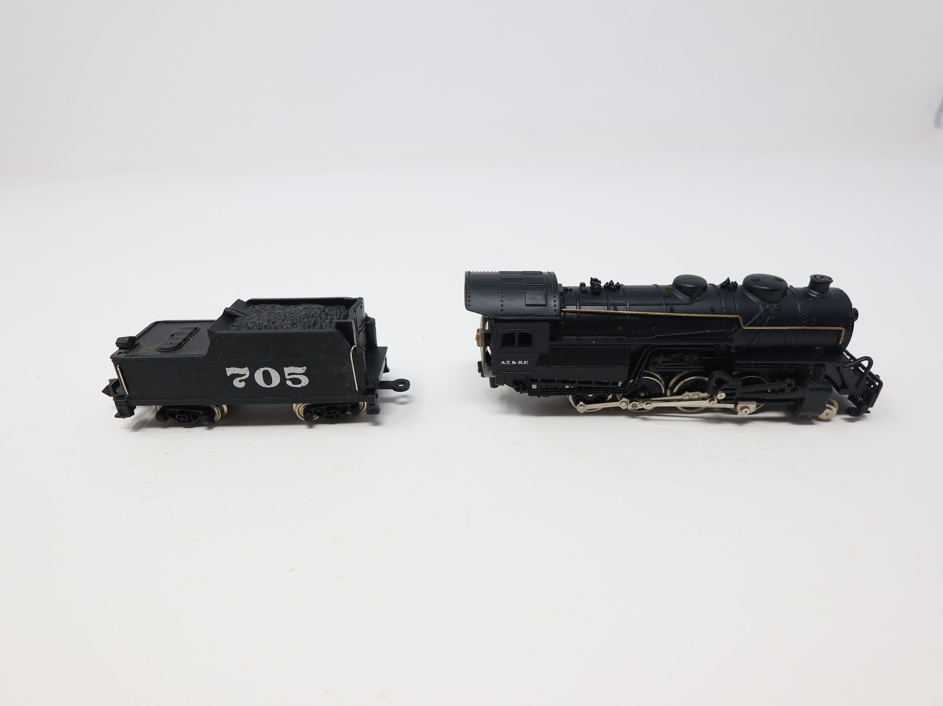 USED Bachmann N Scale Steam Locomotive, Parts/Repairs Santa Fe ATSF #705