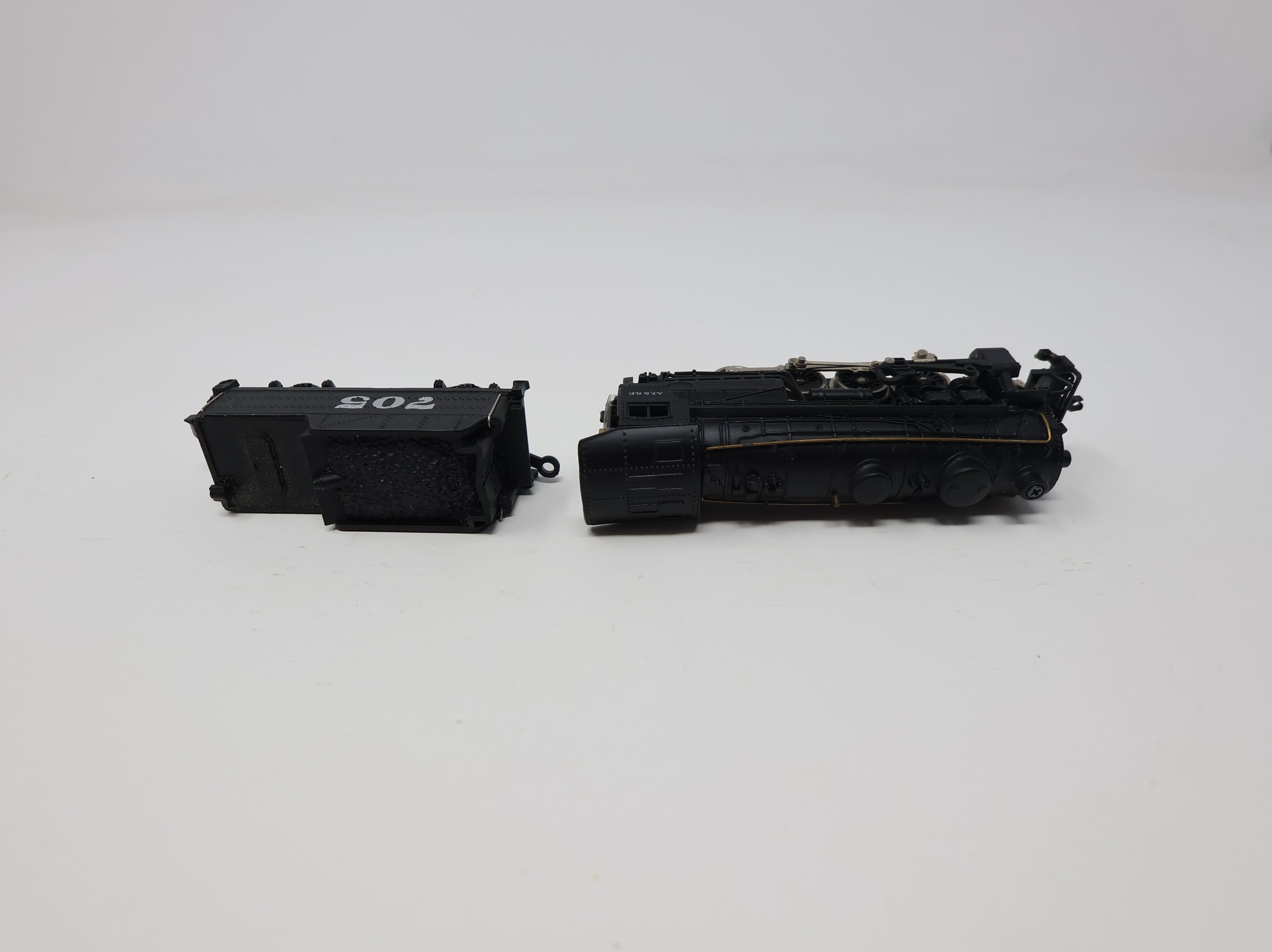 USED Bachmann N Scale Steam Locomotive, Parts/Repairs Santa Fe ATSF #705