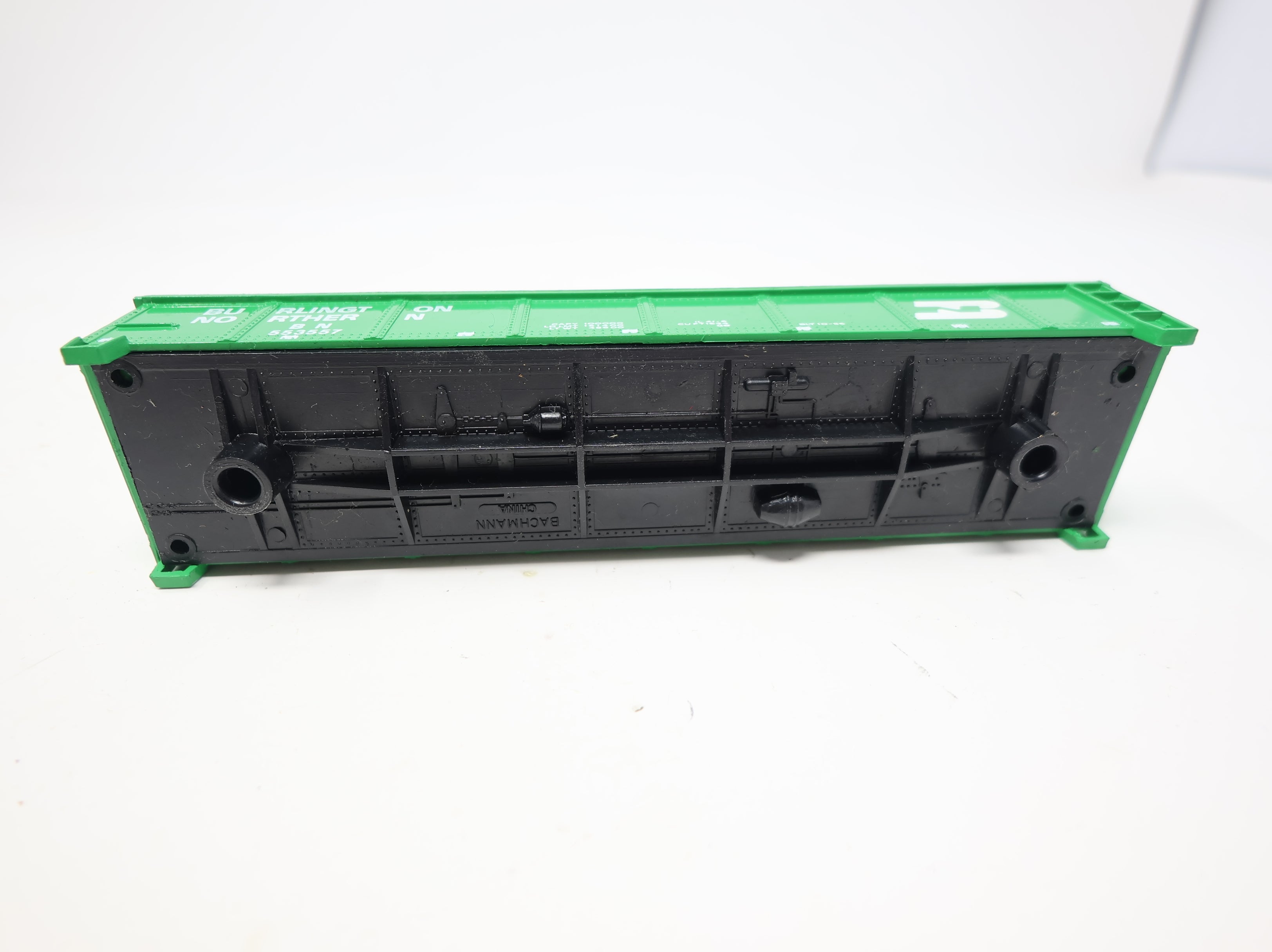 USED Bachmann HO Scale 40' Gondola Burlington Northern BN #553557 No Trucks/Couplers