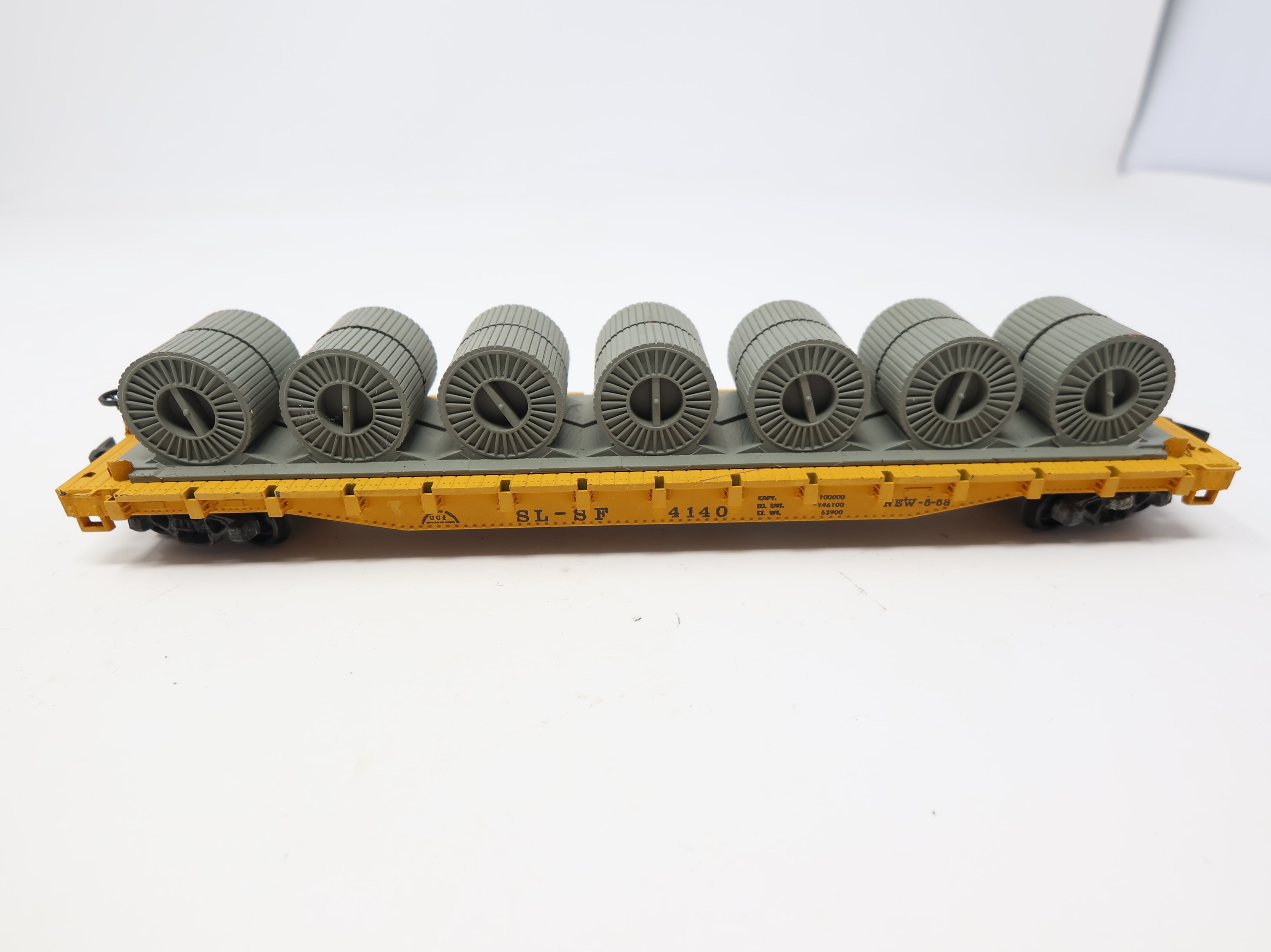 USED REVELL HO Scale 53' Flat Car Frisco SL-SF #4140