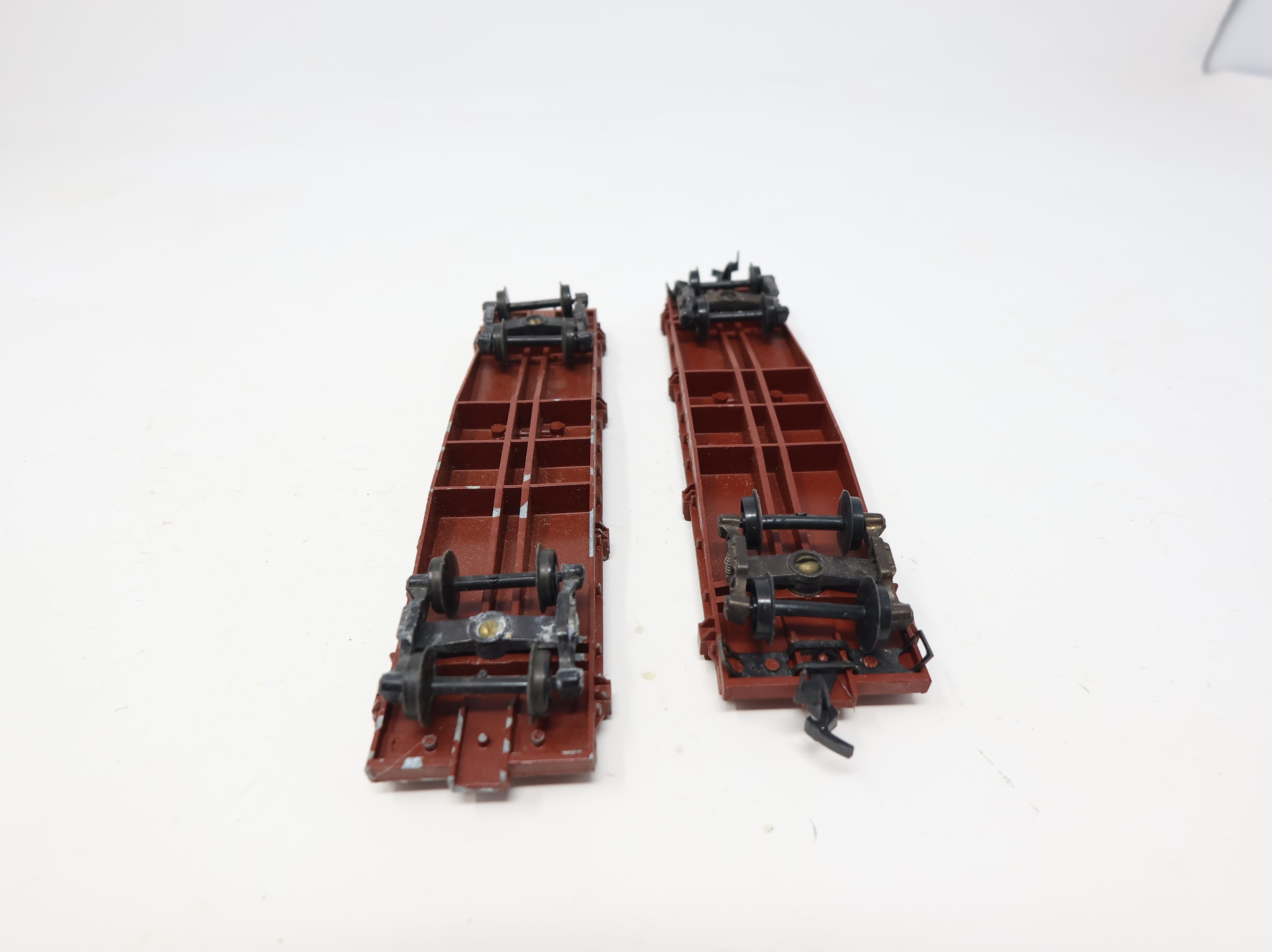 USED PENN LINE HO Scale 40' Trailer Flat Car Monon CIL #7560 (2 pcs)