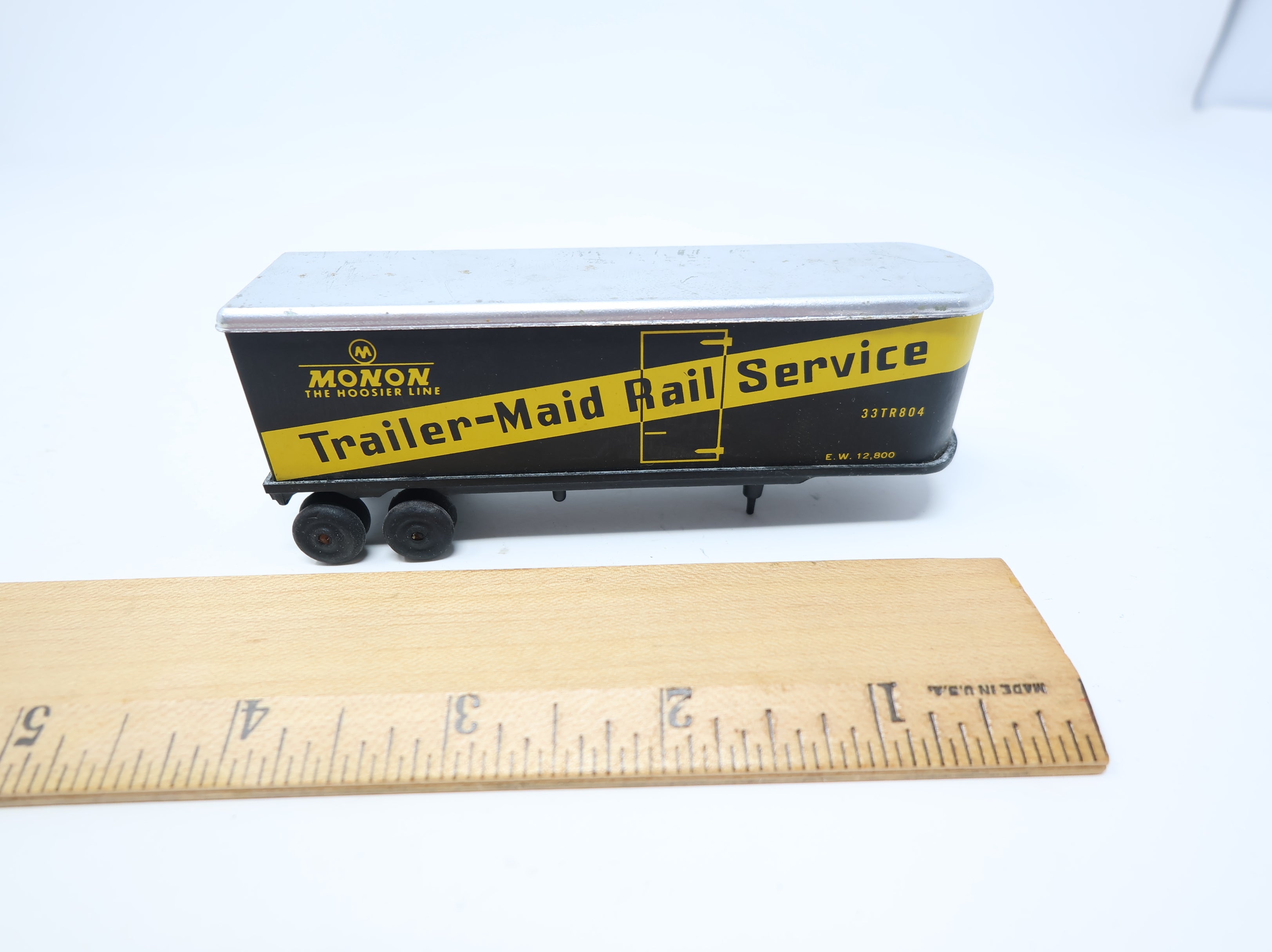 USED PENN LINE HO Scale Vintage Van Trailer Monon Metal