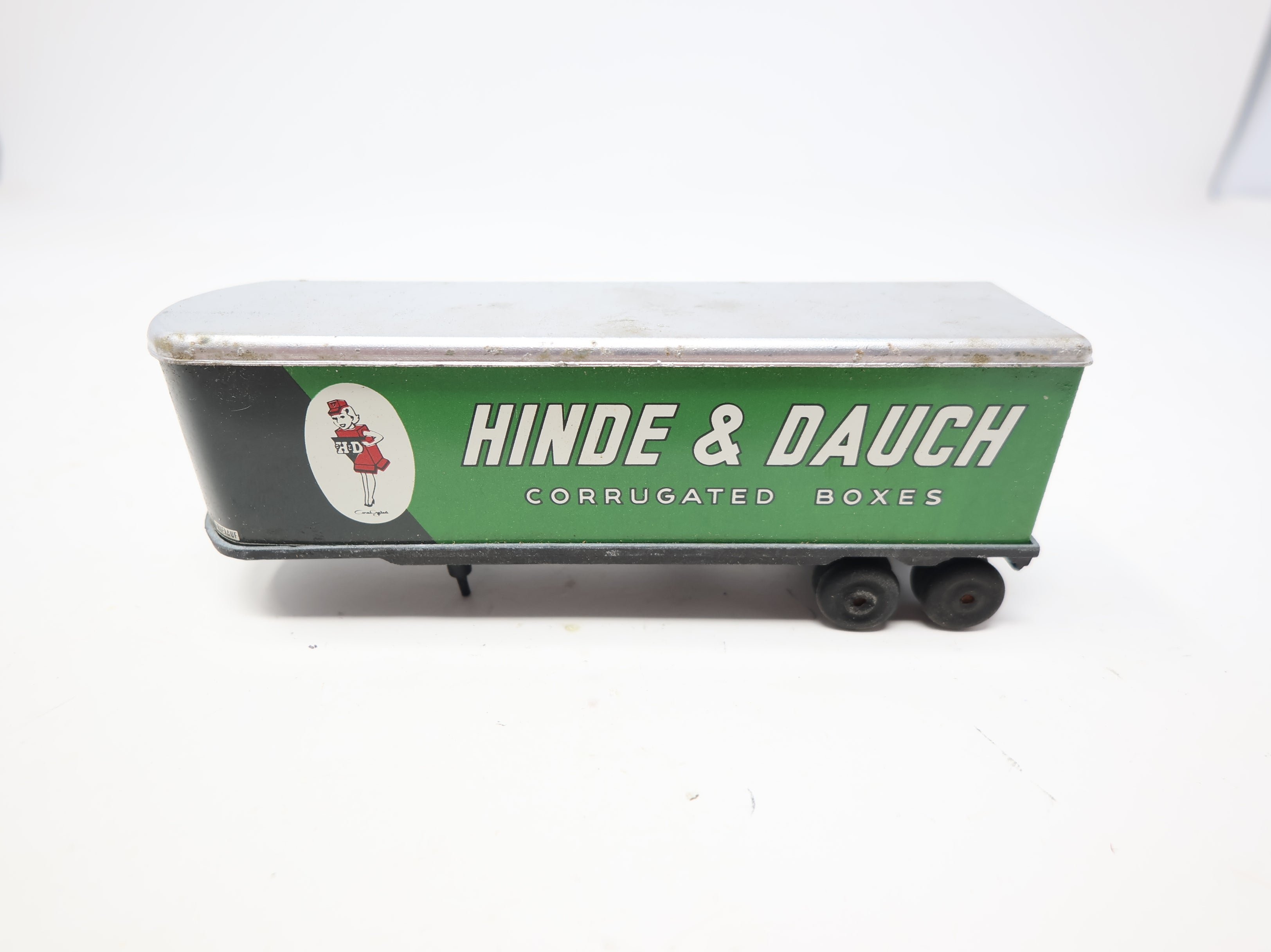 USED PENN LINE HO Scale Vintage Van Trailer Hinde & Dauch Metal