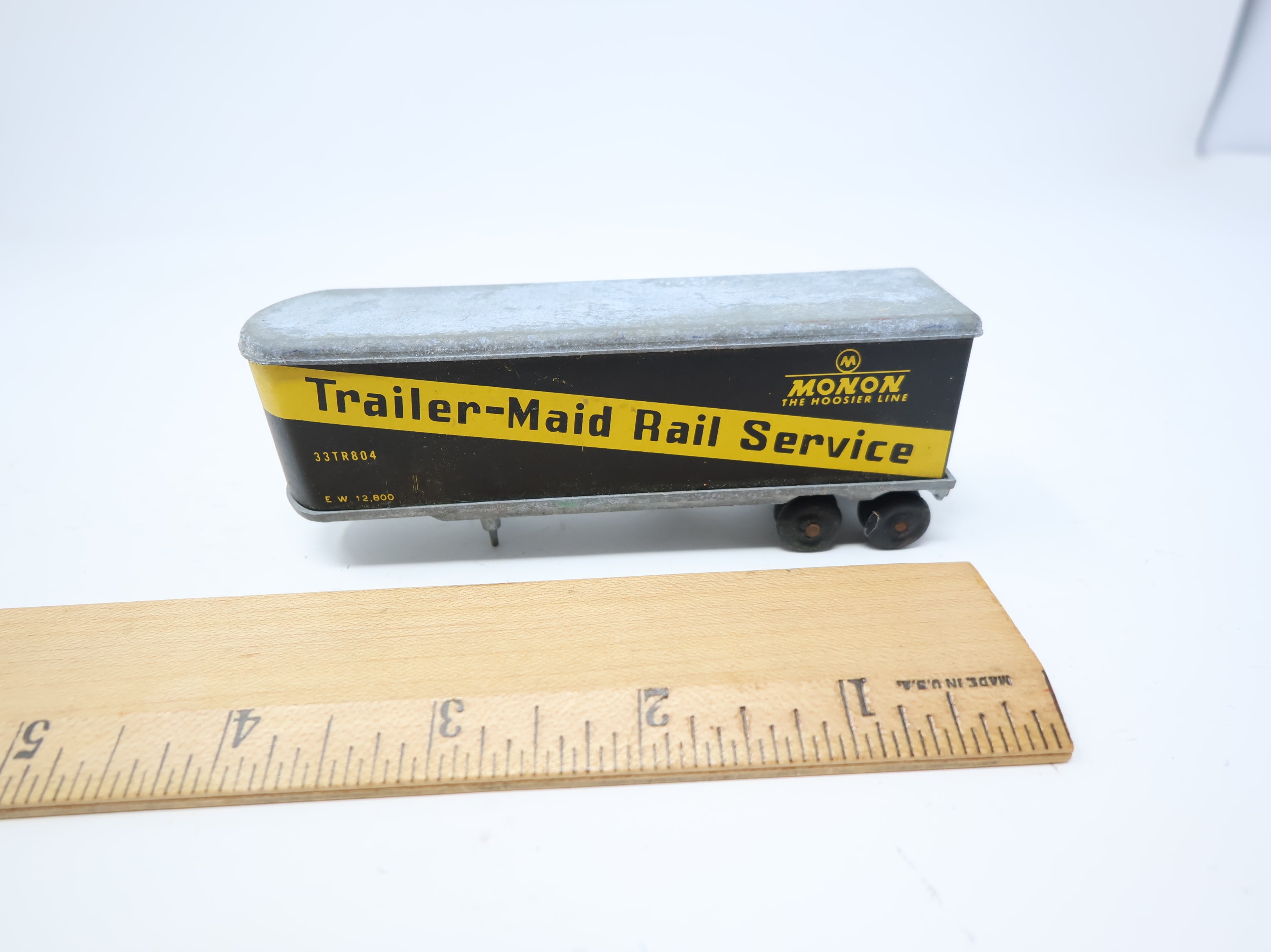 USED PENN LINE HO Scale Vintage Van Trailer Monon Metal