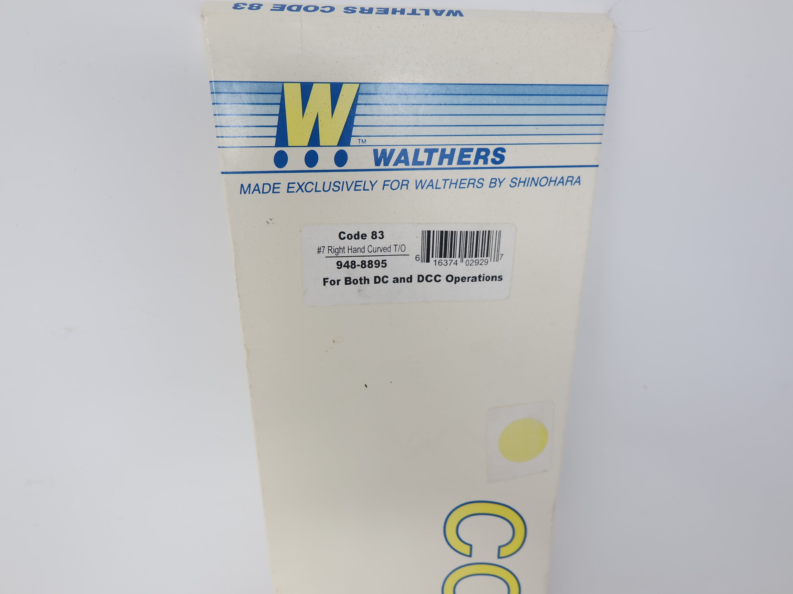 USED Walthers 948-8895 HO Scale Code 83 Right Hand Curved Turnout #7 Track