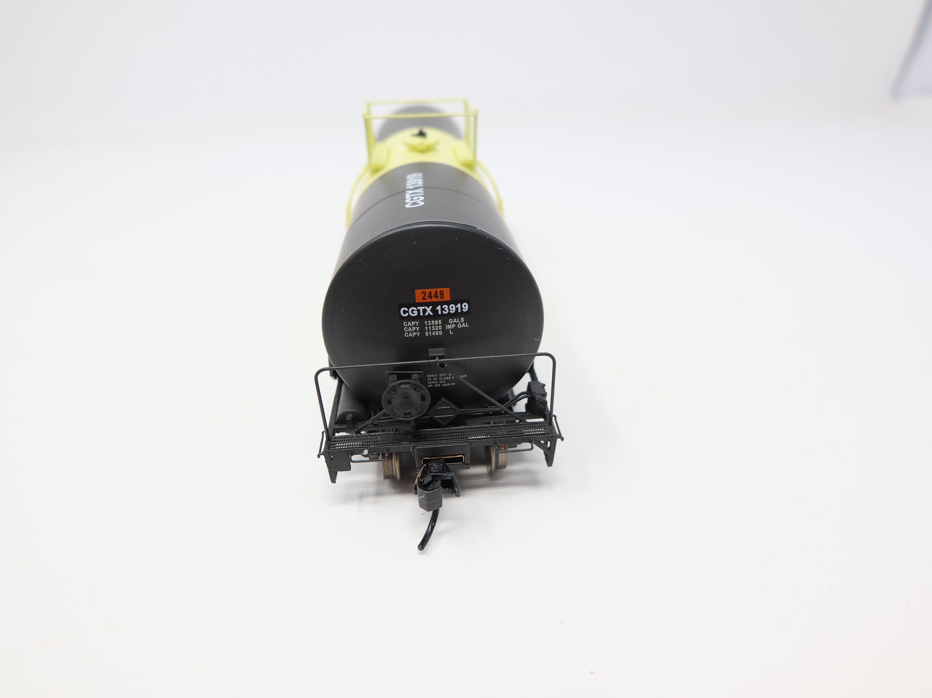 USED WalthersProto 920-100001 HO Scale 40' Trinity 14k Gal Molten Sulfur Tank Car General American CGTX #13919