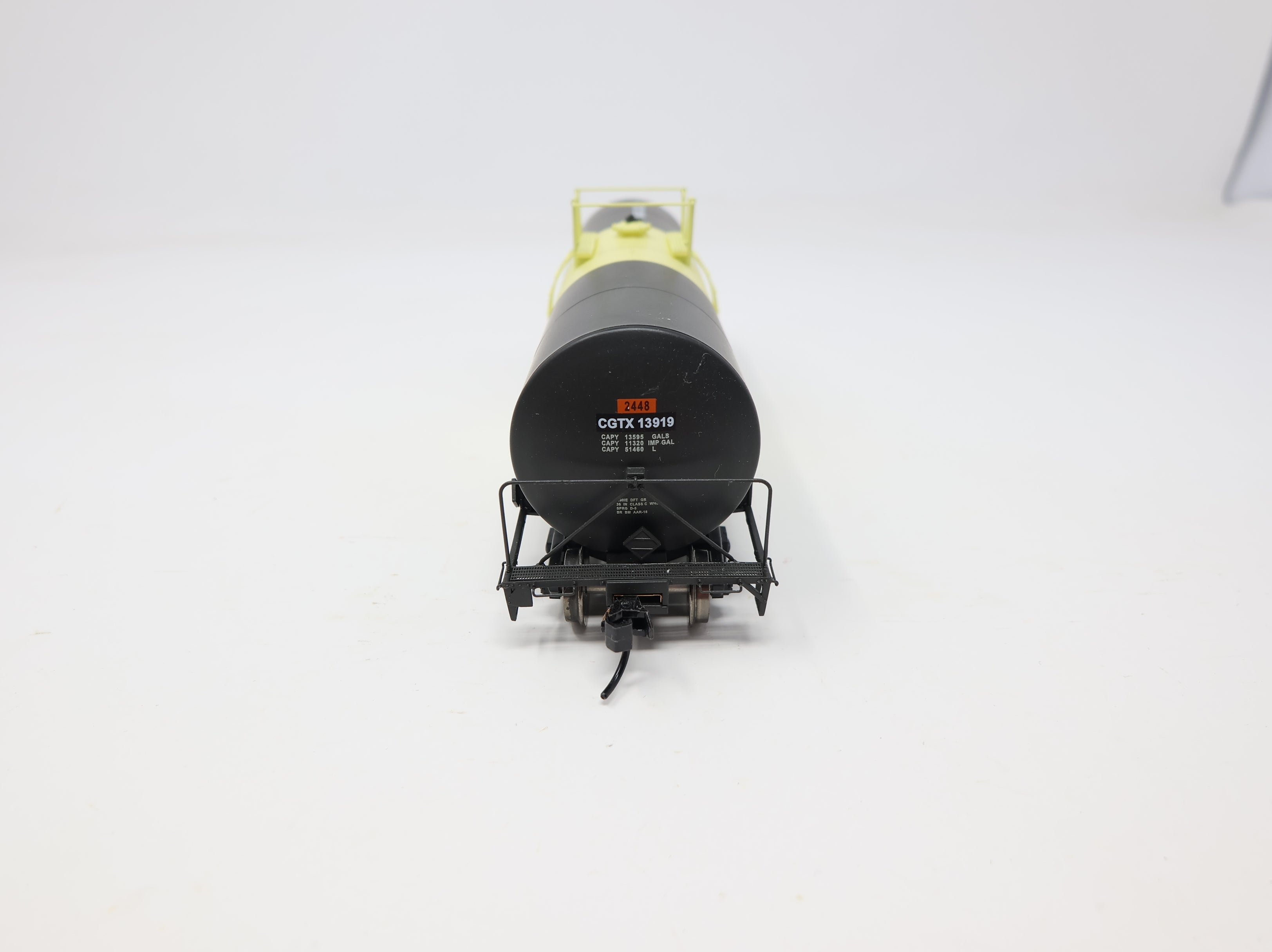 USED WalthersProto 920-100001 HO Scale 40' Trinity 14k Gal Molten Sulfur Tank Car General American CGTX #13919