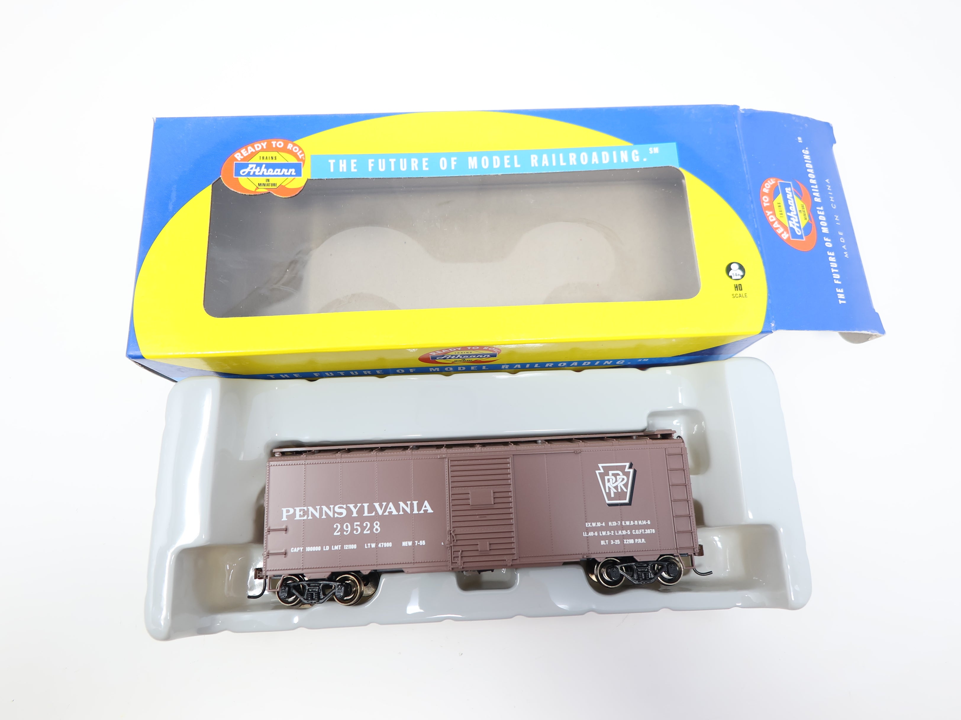 Athearn 70066 HO Scale 40' Youngstown Steel Box Car Pennsylvania #29528