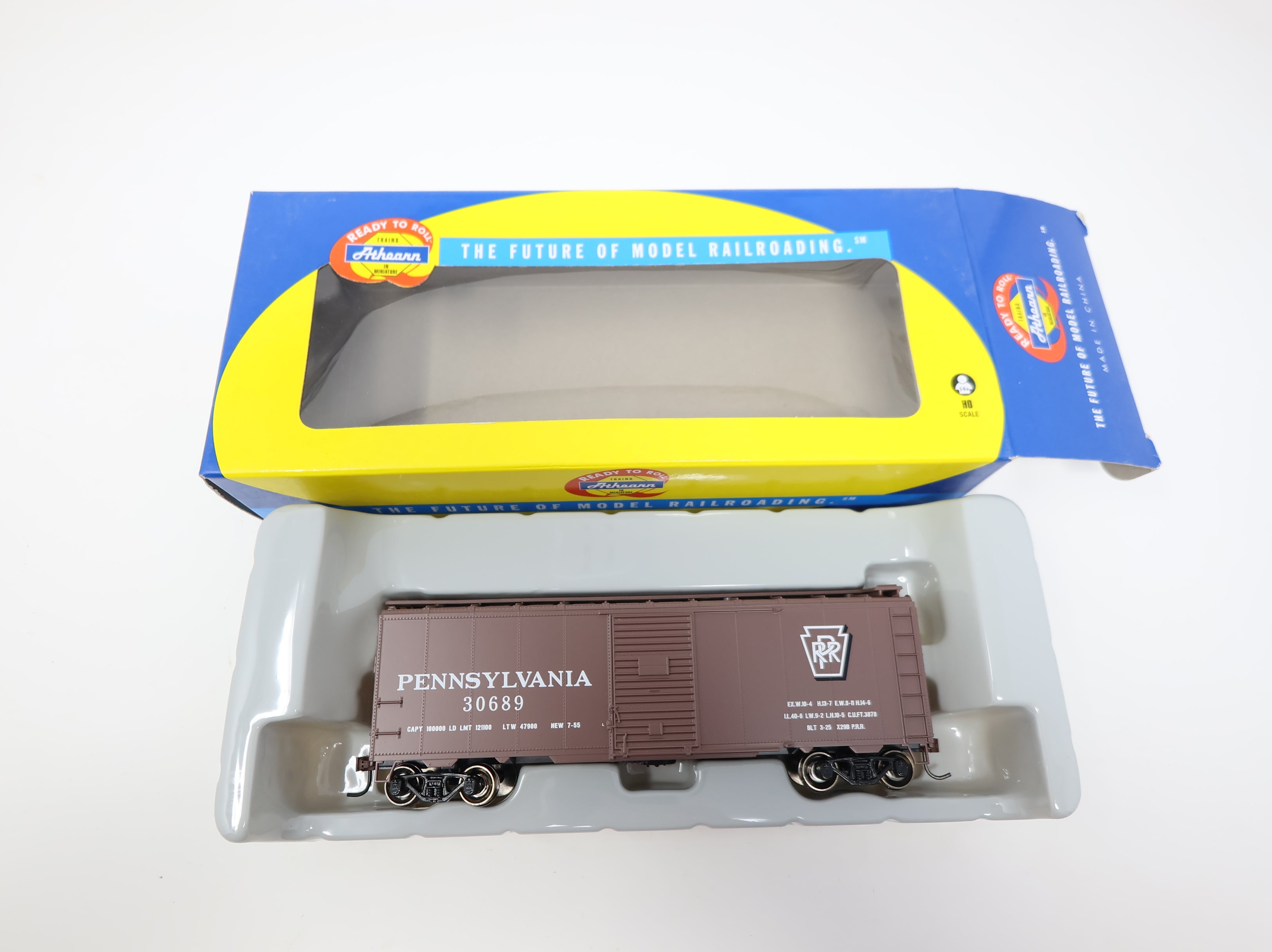 Athearn 70067 HO Scale 40' Youngstown Steel Box Car Pennsylvania #30689