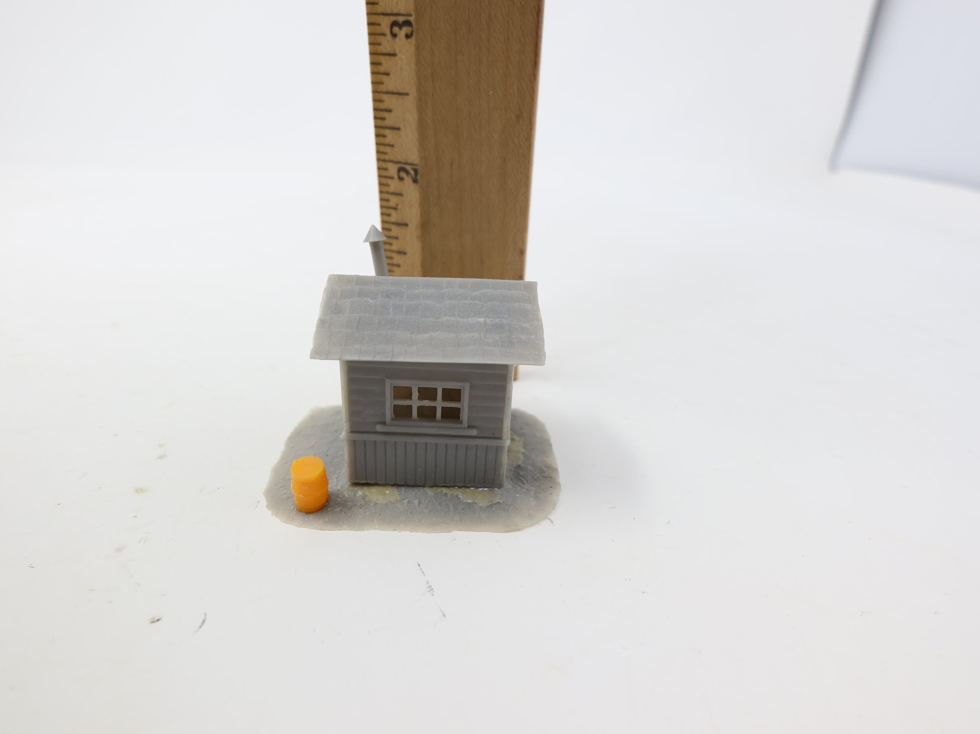 USED HO Scale Little Tiny Work Shanty Gray Building