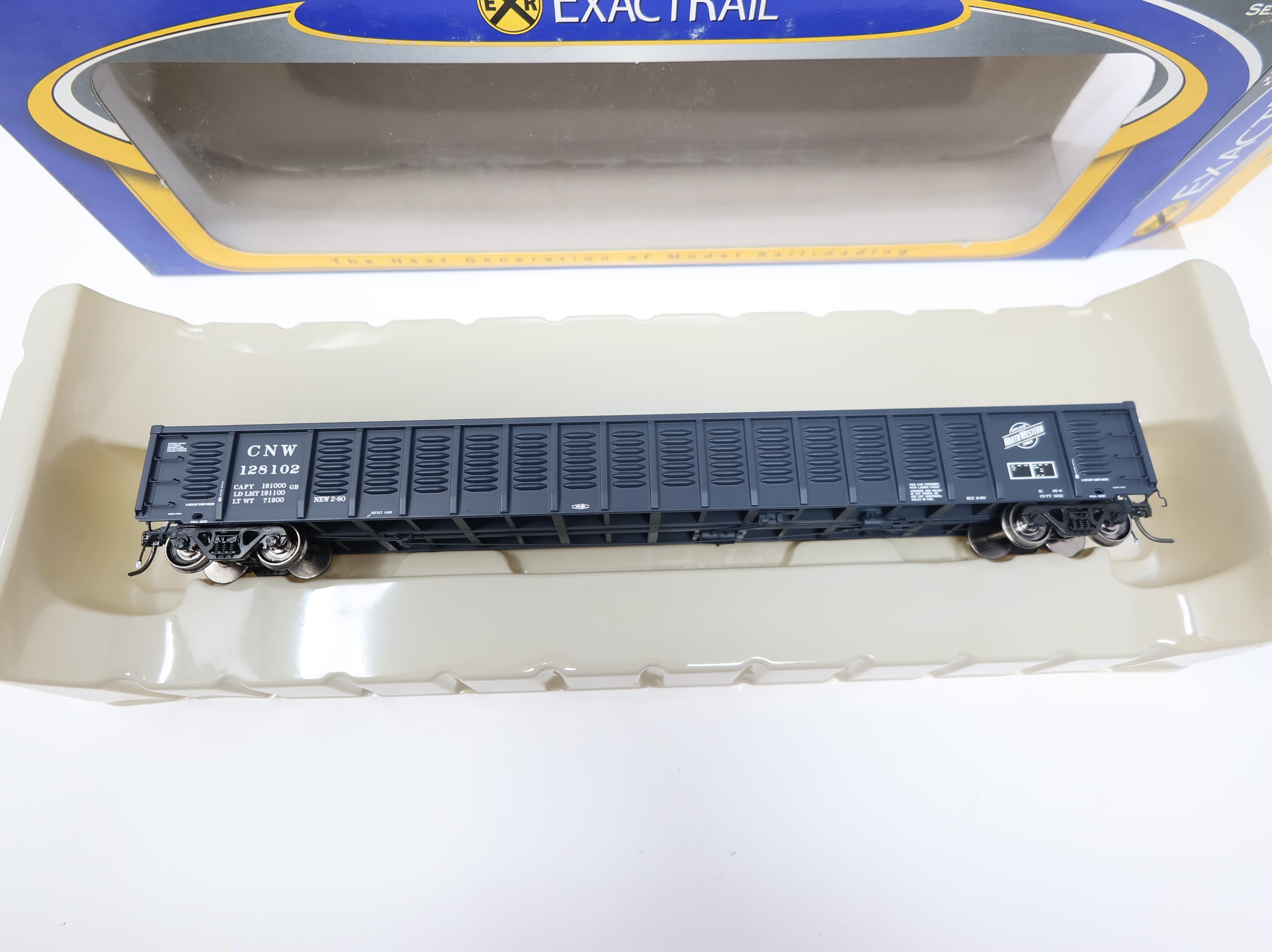 EXACTRAIL EP-80802-6 HO Scale Greenville 65' Gondola Chicago & North Western CNW #128102