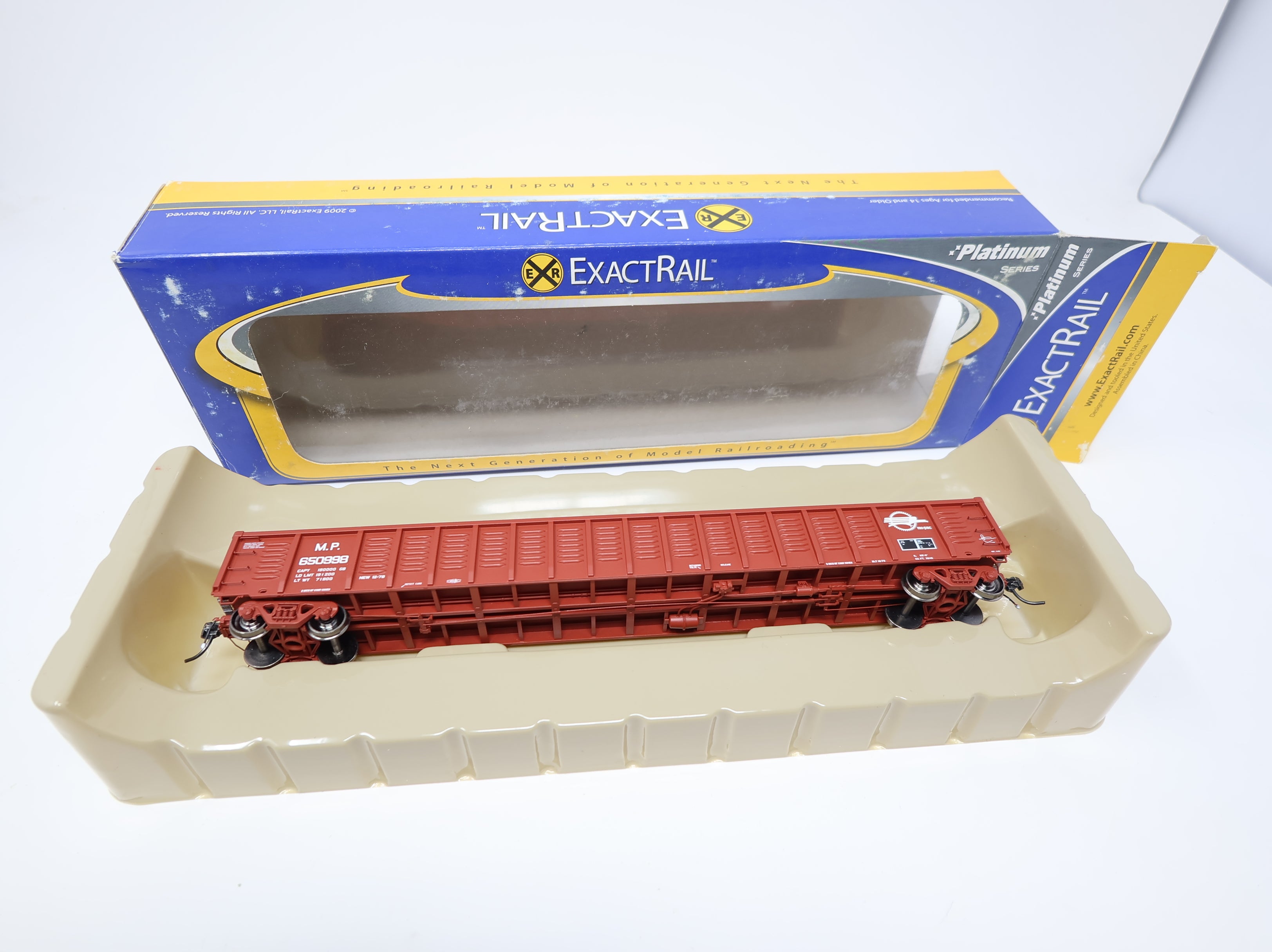 EXACTRAIL EP-80803-4 HO Scale Greenville 65' Gondola Missouri Pacific MP #650998