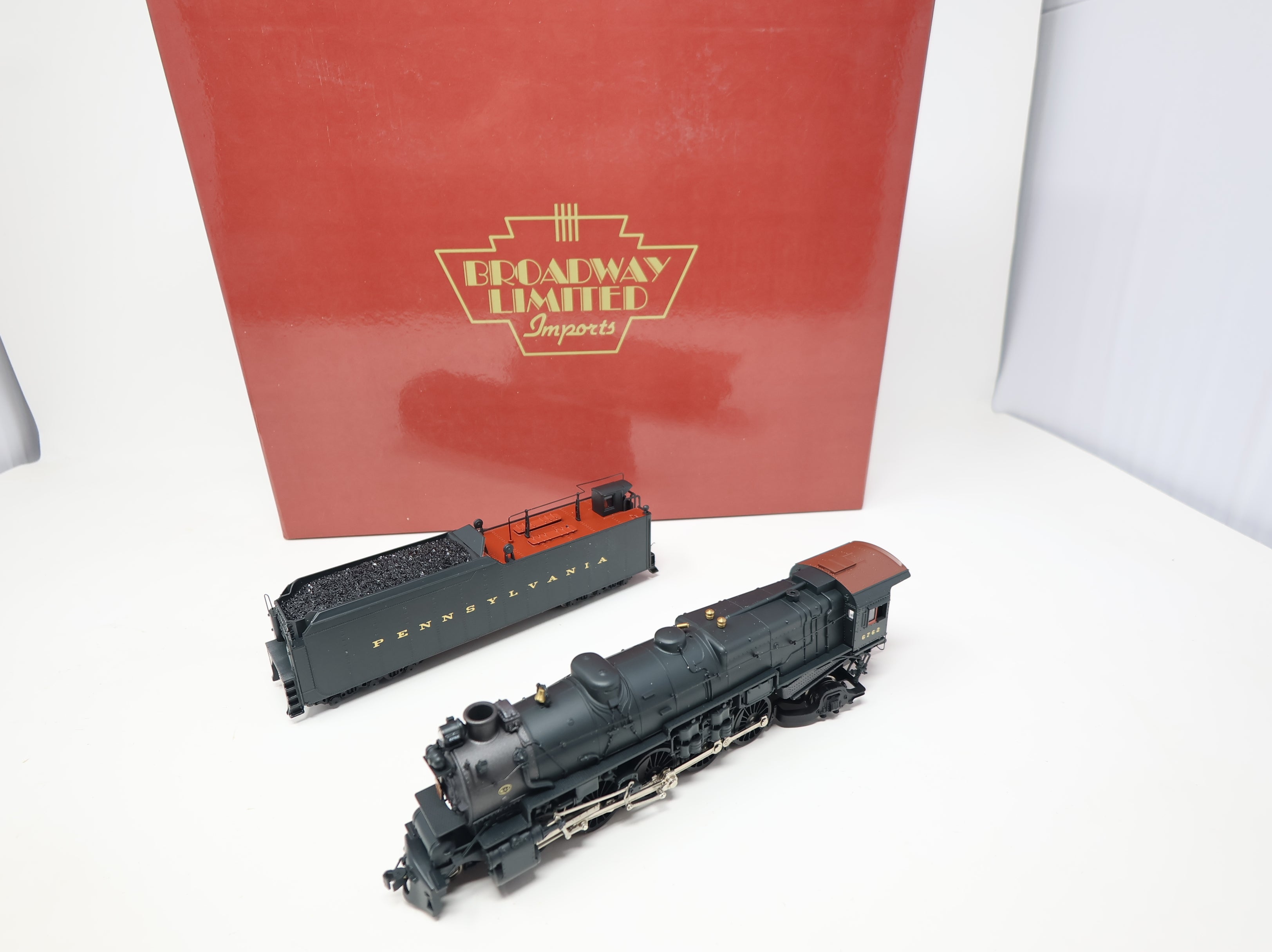 USED Broadway Limited #052 HO Scale M1b Steam Locomotive Pennsylvania #6762 Parts/Repairs QSI DCC Sound