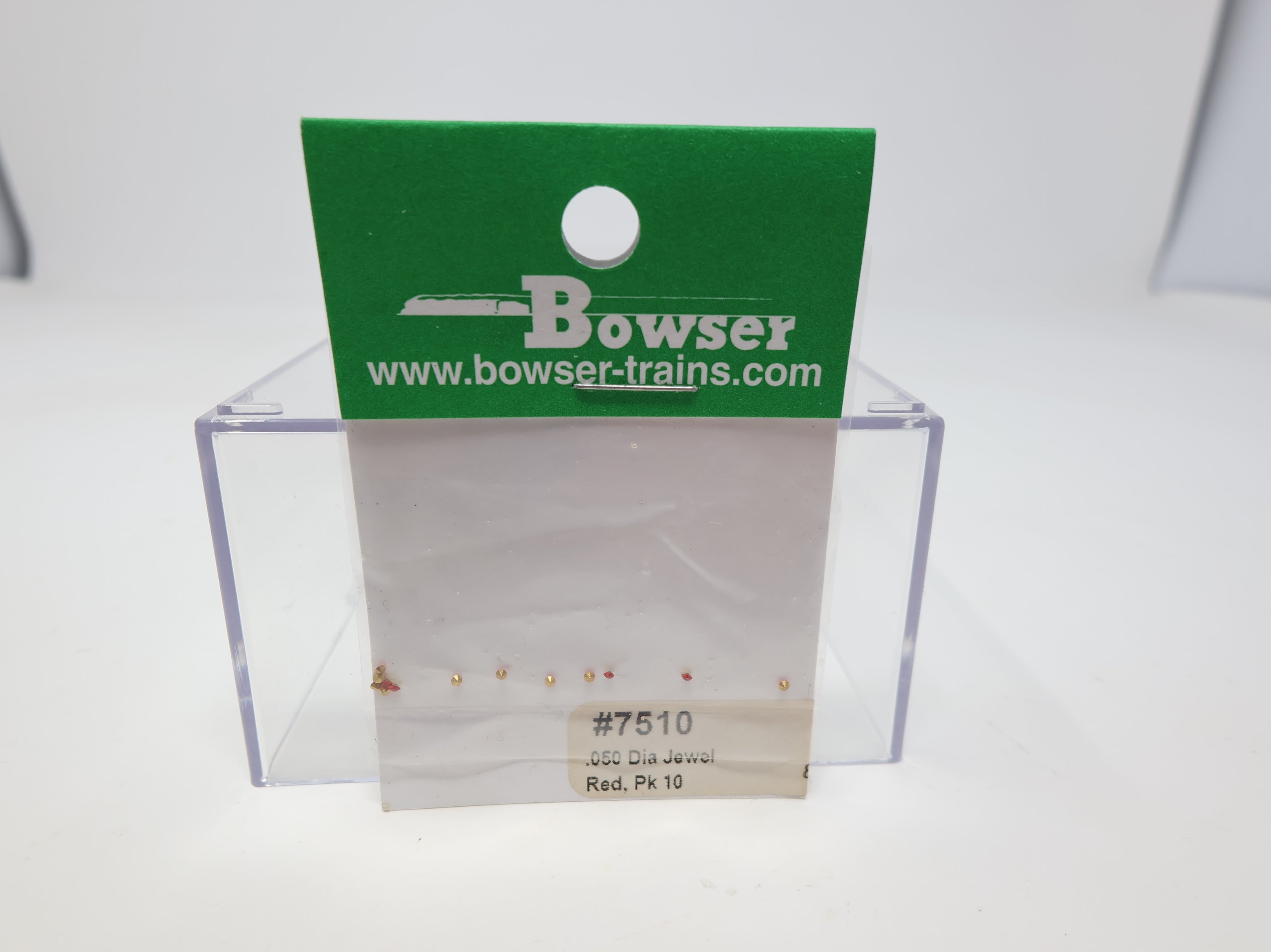 Bowser 7510 HO Scale Red .050 Dia Jewel (10 pcs)