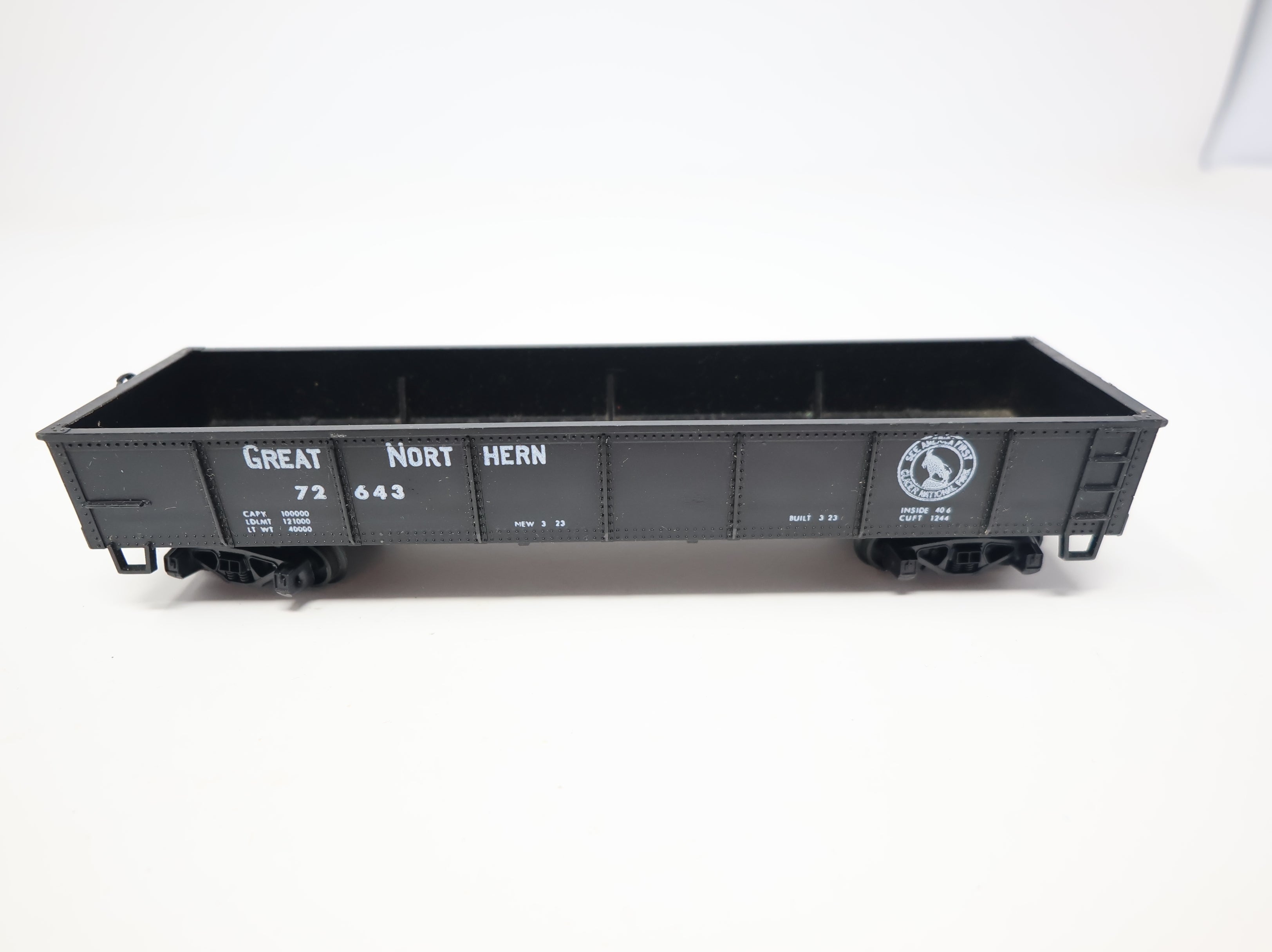 USED ROCO HO Scale 40' Gondola Great Northern #72643