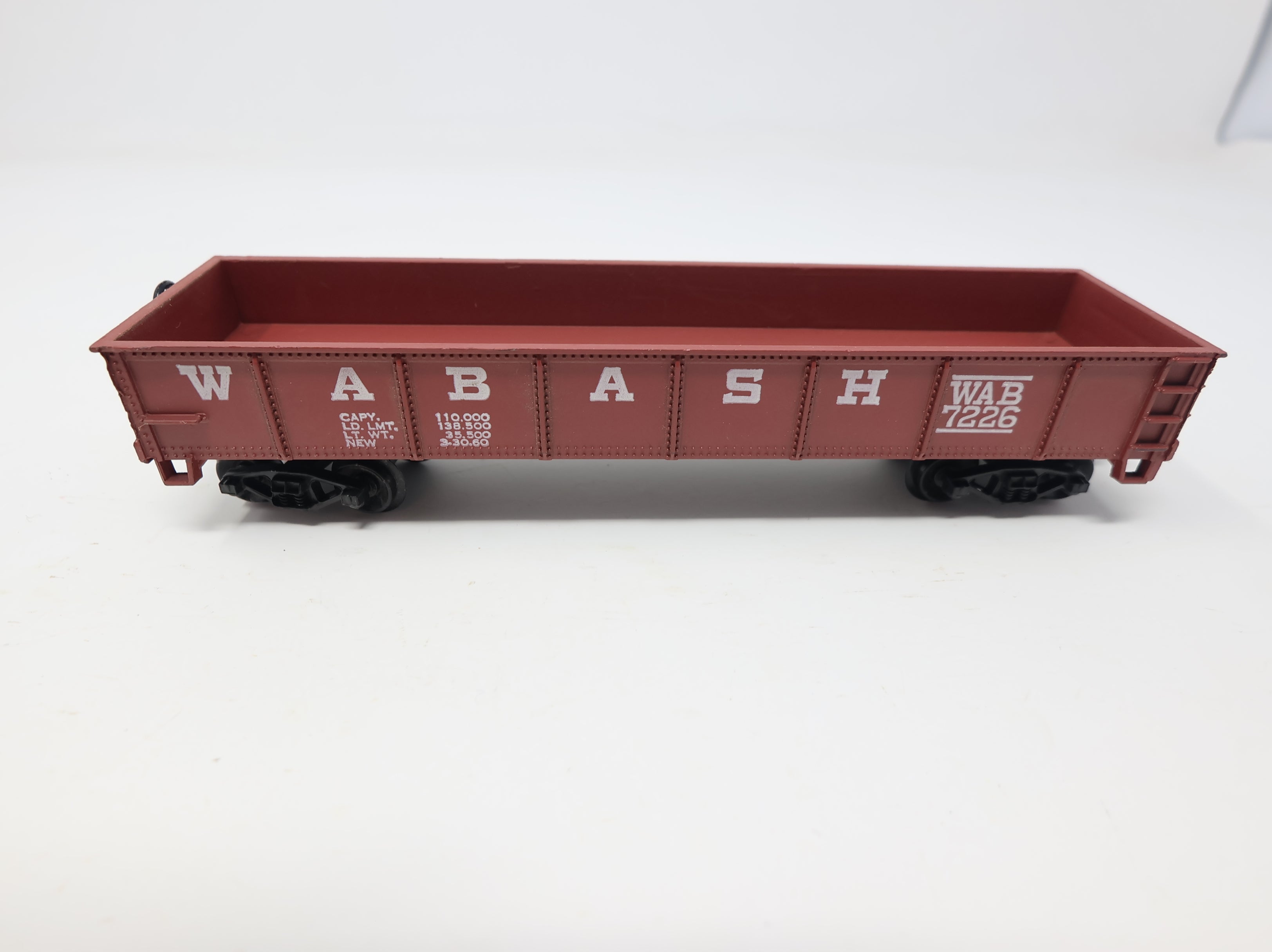 USED HO Scale 40' Gondola Wabash #7226